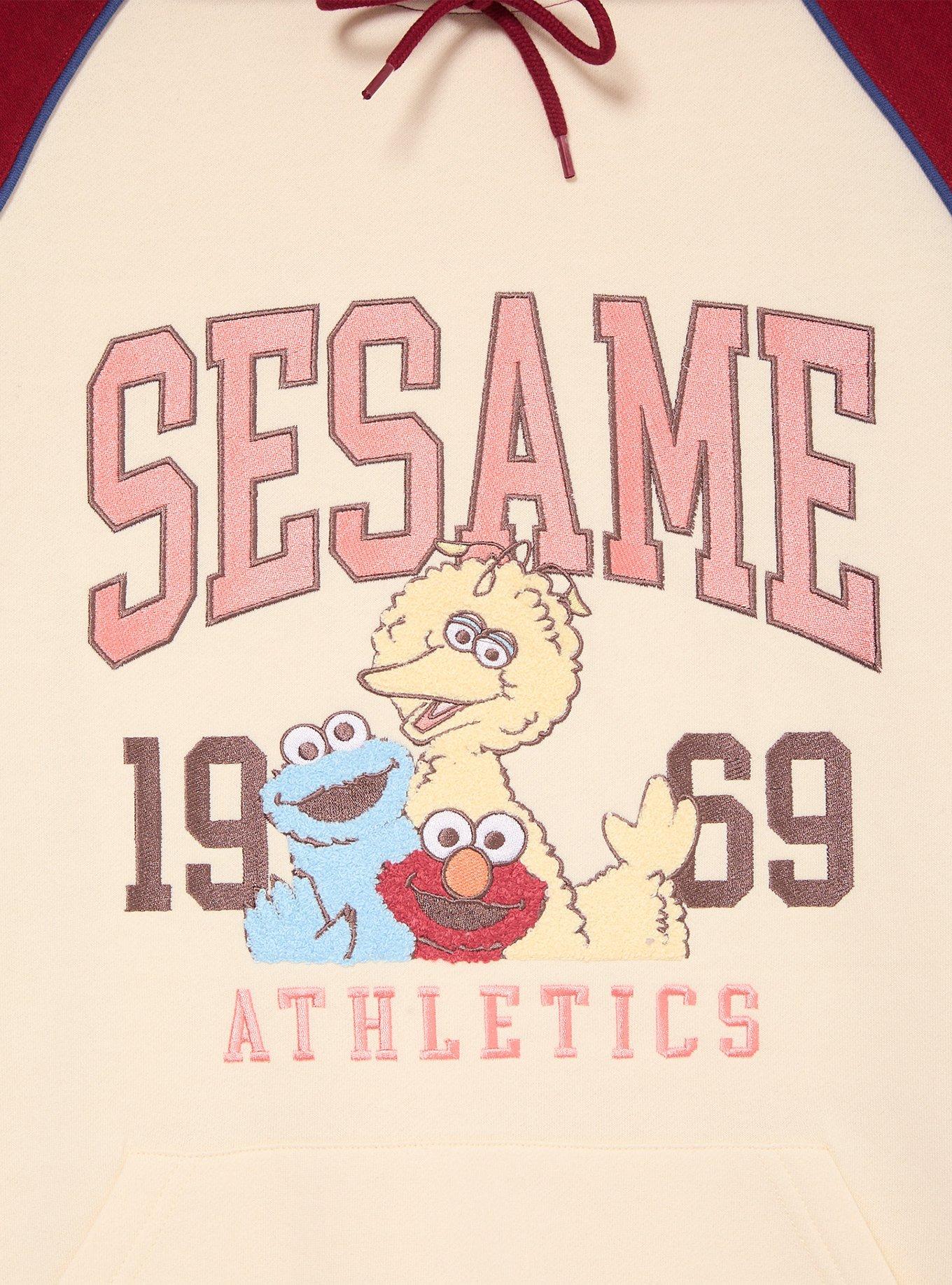 Sesame Street Athletics Raglan Hoodie — BoxLunch Exclusive, , hi-res