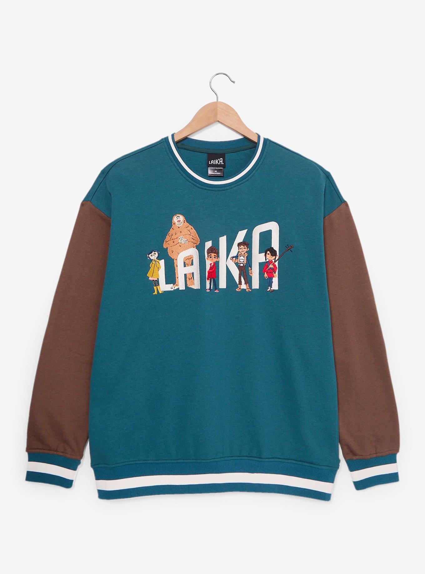 LAIKA Studios Vintage Color Block Crewneck — BoxLunch Exclusive, , hi-res