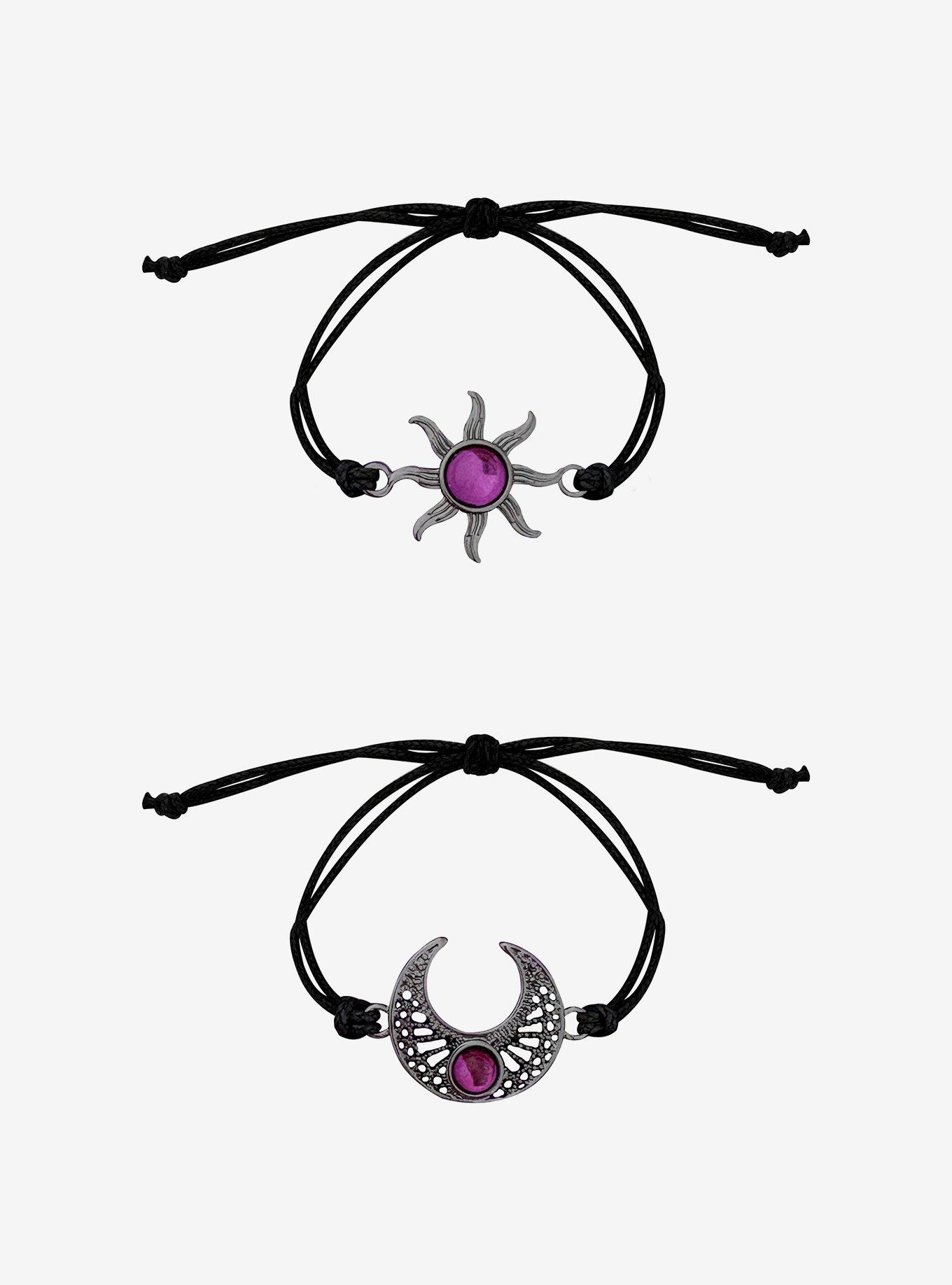 Cosmic Aura Sun & Moon Best Friend Cord Bracelet Set, , hi-res