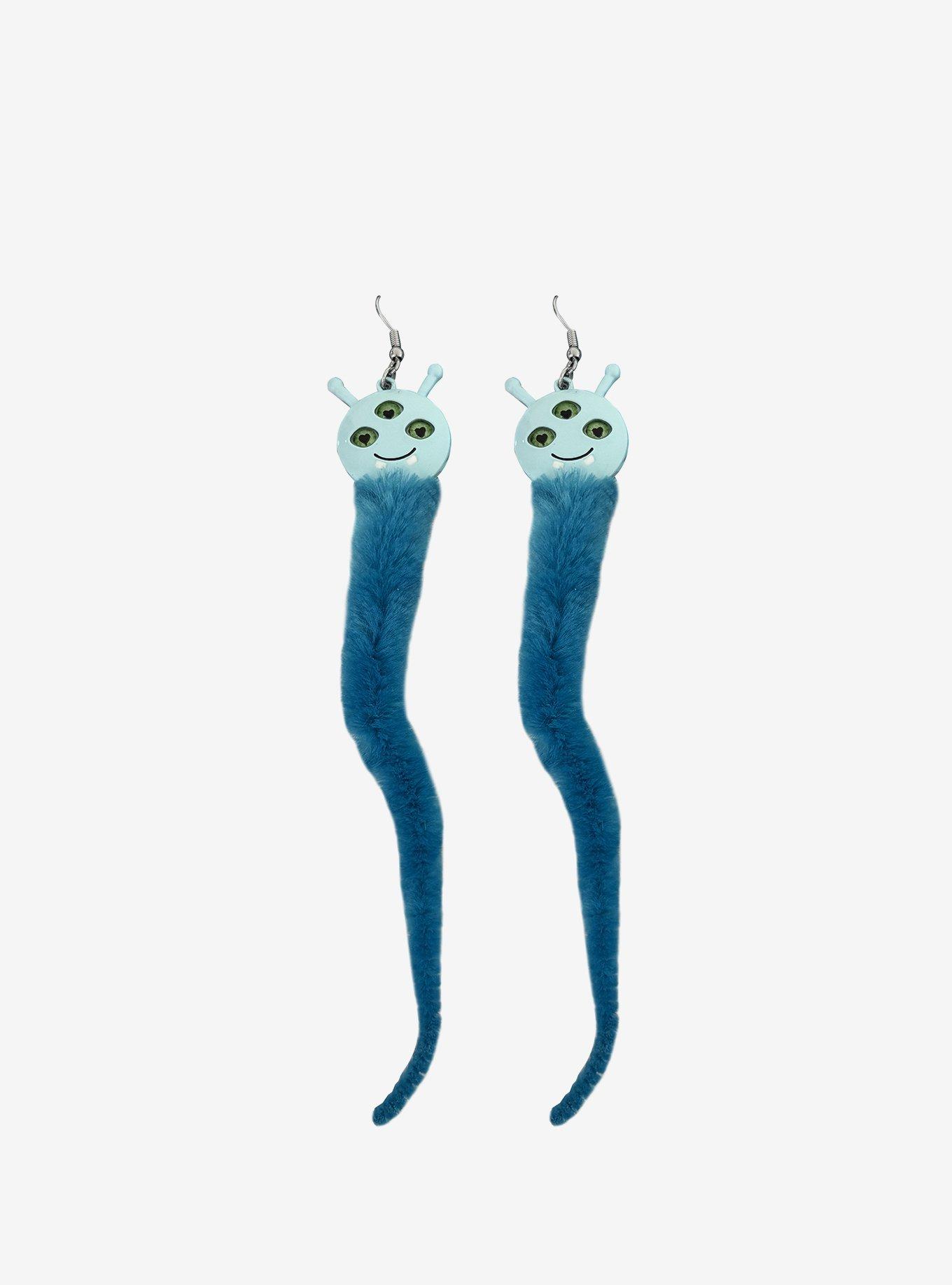 Third Eye Worm Drop Earrings, , hi-res
