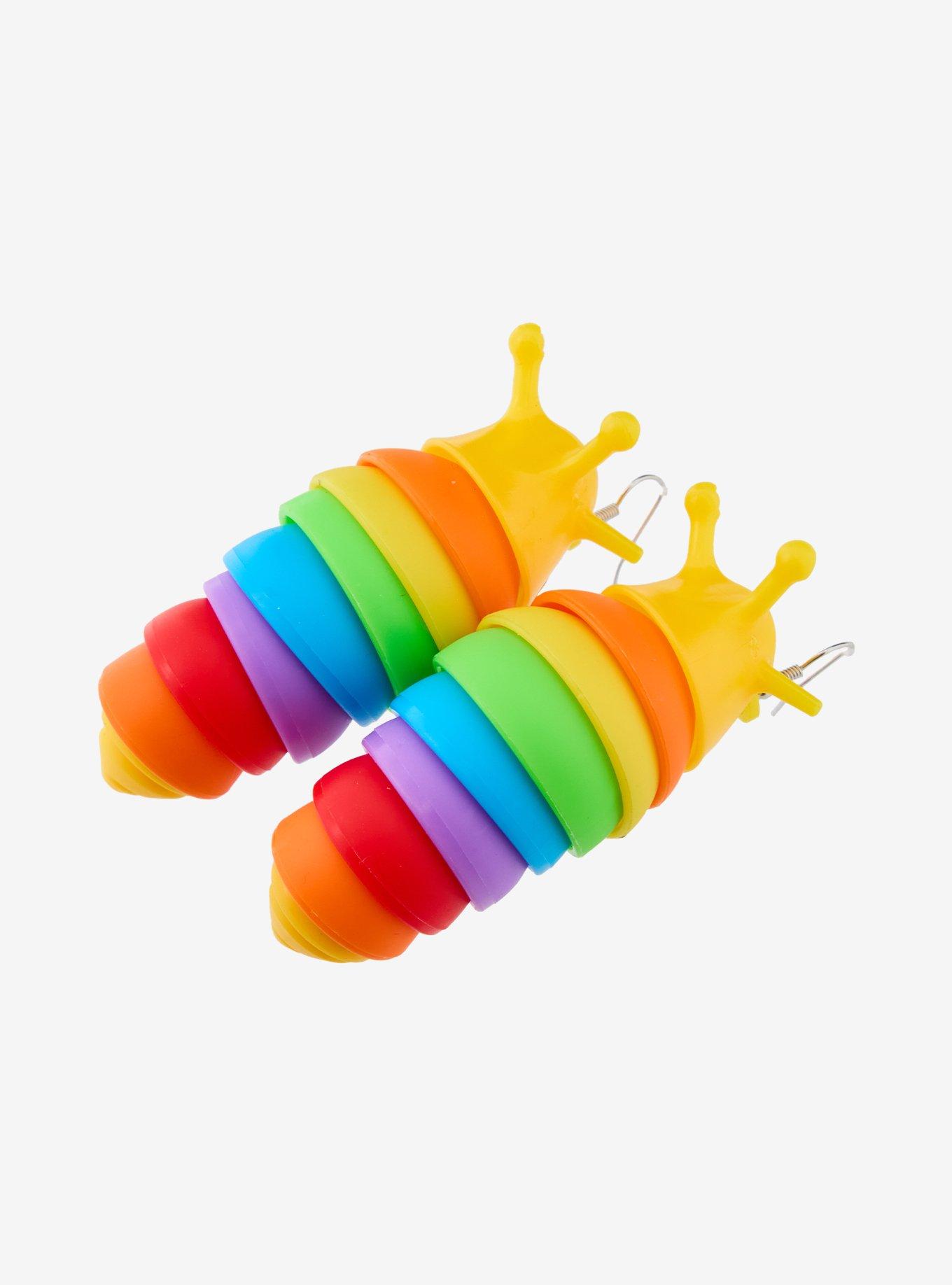 Sweet Society Rainbow Slug Drop Earrings, , alternate