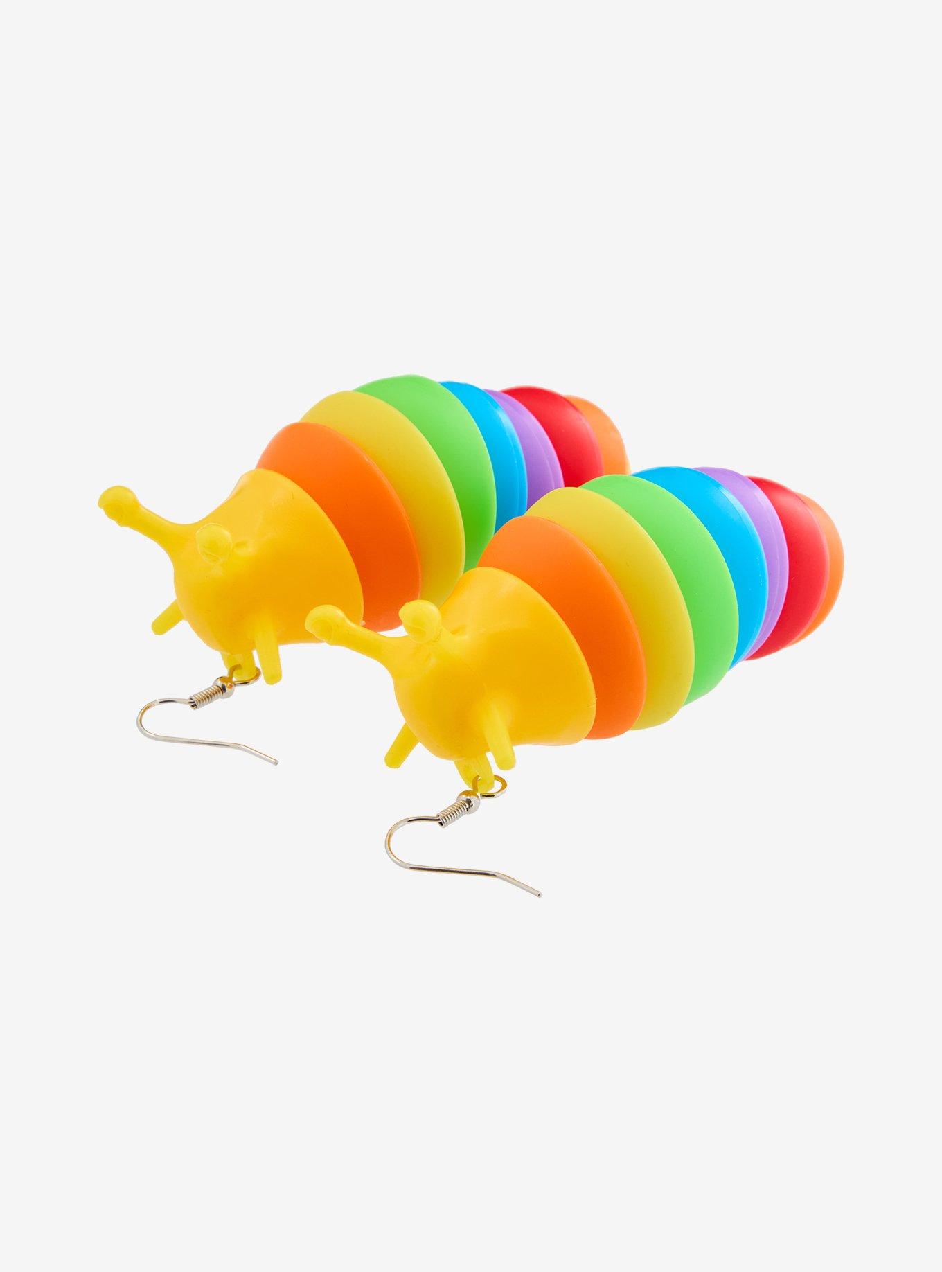Sweet Society Rainbow Slug Drop Earrings, , alternate