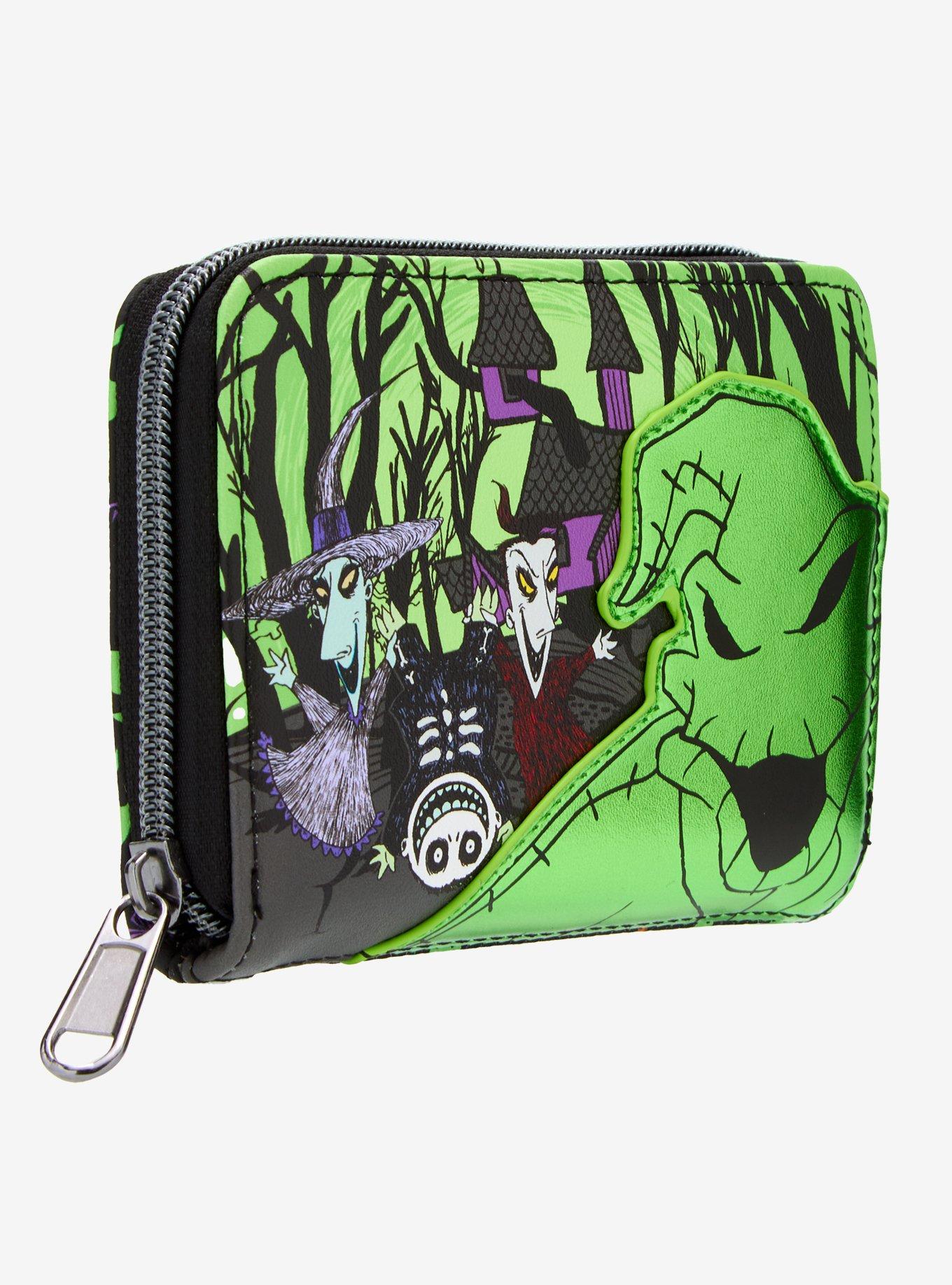 Loungefly The Nightmare Before Christmas Oogie Boogie Metallic Mini Zipper Wallet, , hi-res