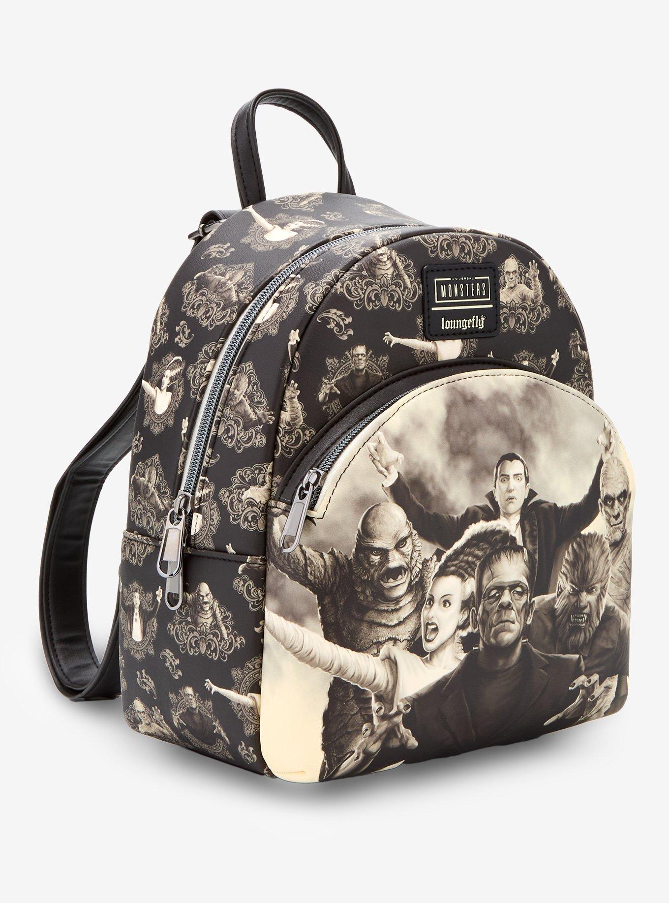 Loungefly Universal Monsters Sepia Mini Backpack, , hi-res