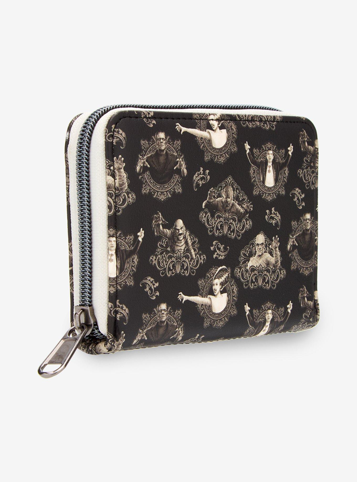 Loungefly Universal Monsters Sepia Mini Zipper Wallet, , hi-res