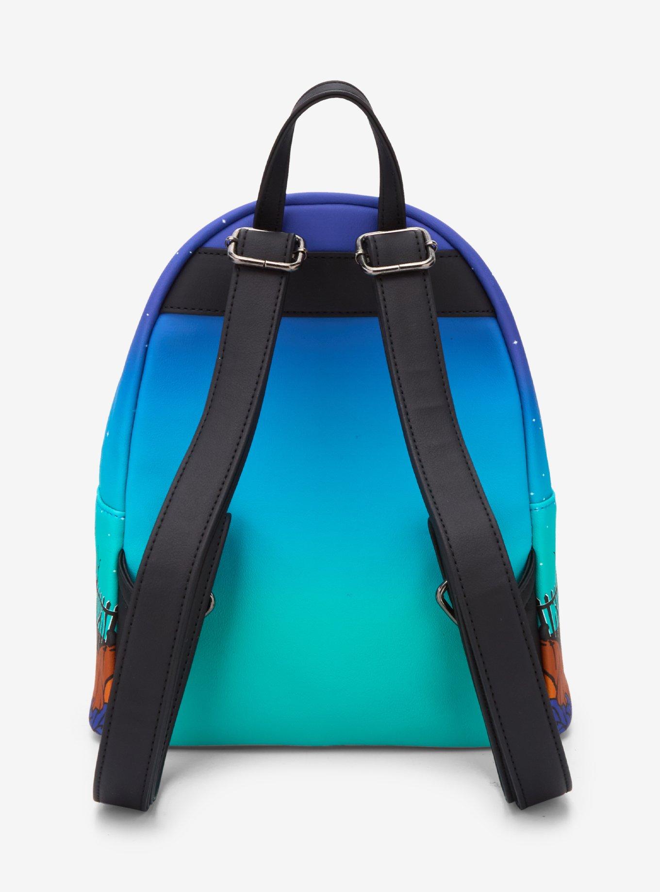 Loungefly Disney Stitch Pumpkin Glow-In-The-Dark Mini Backpack, , alternate