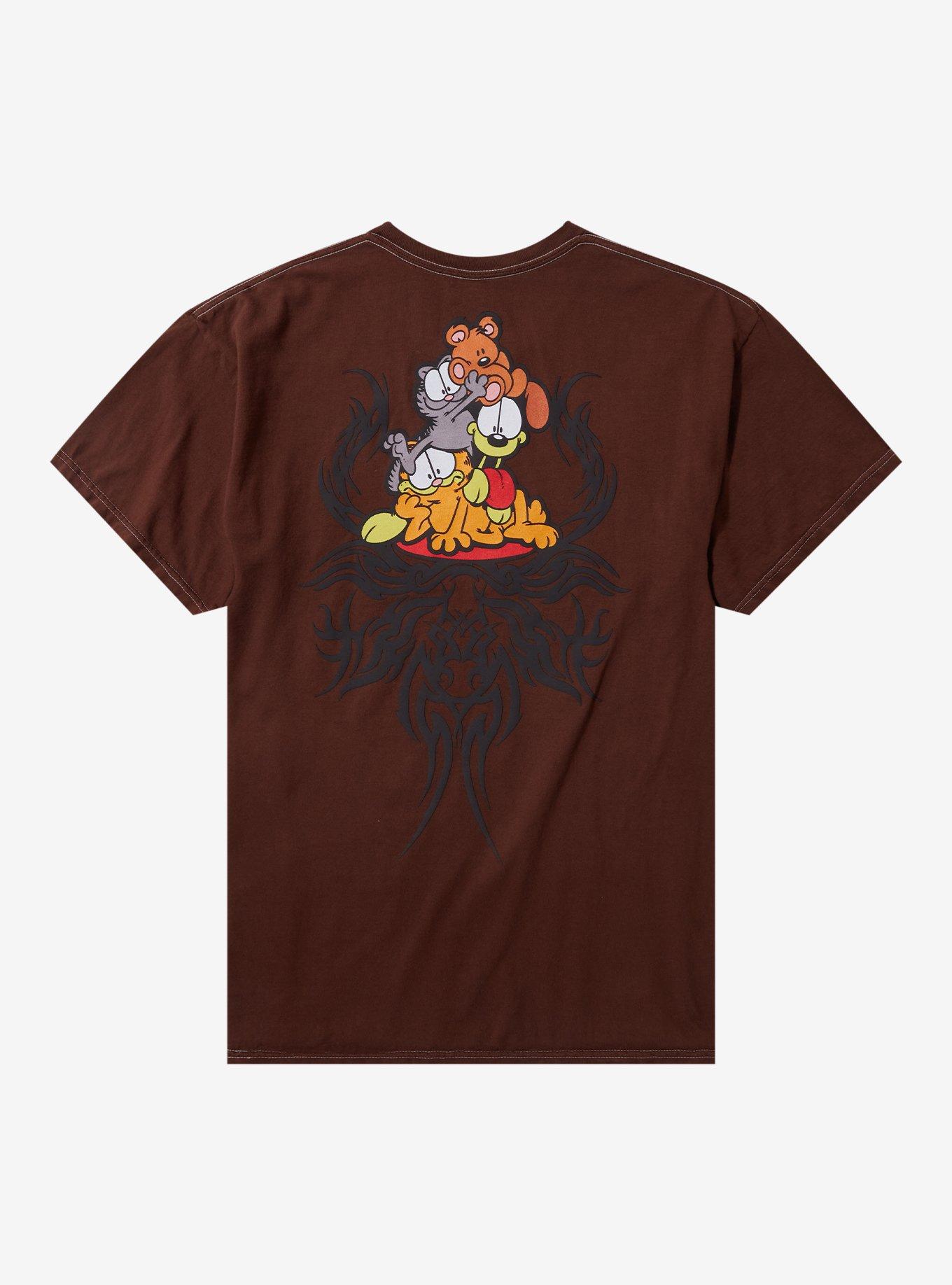 Garfield Group Double-Sided Puff Print T-Shirt, , hi-res