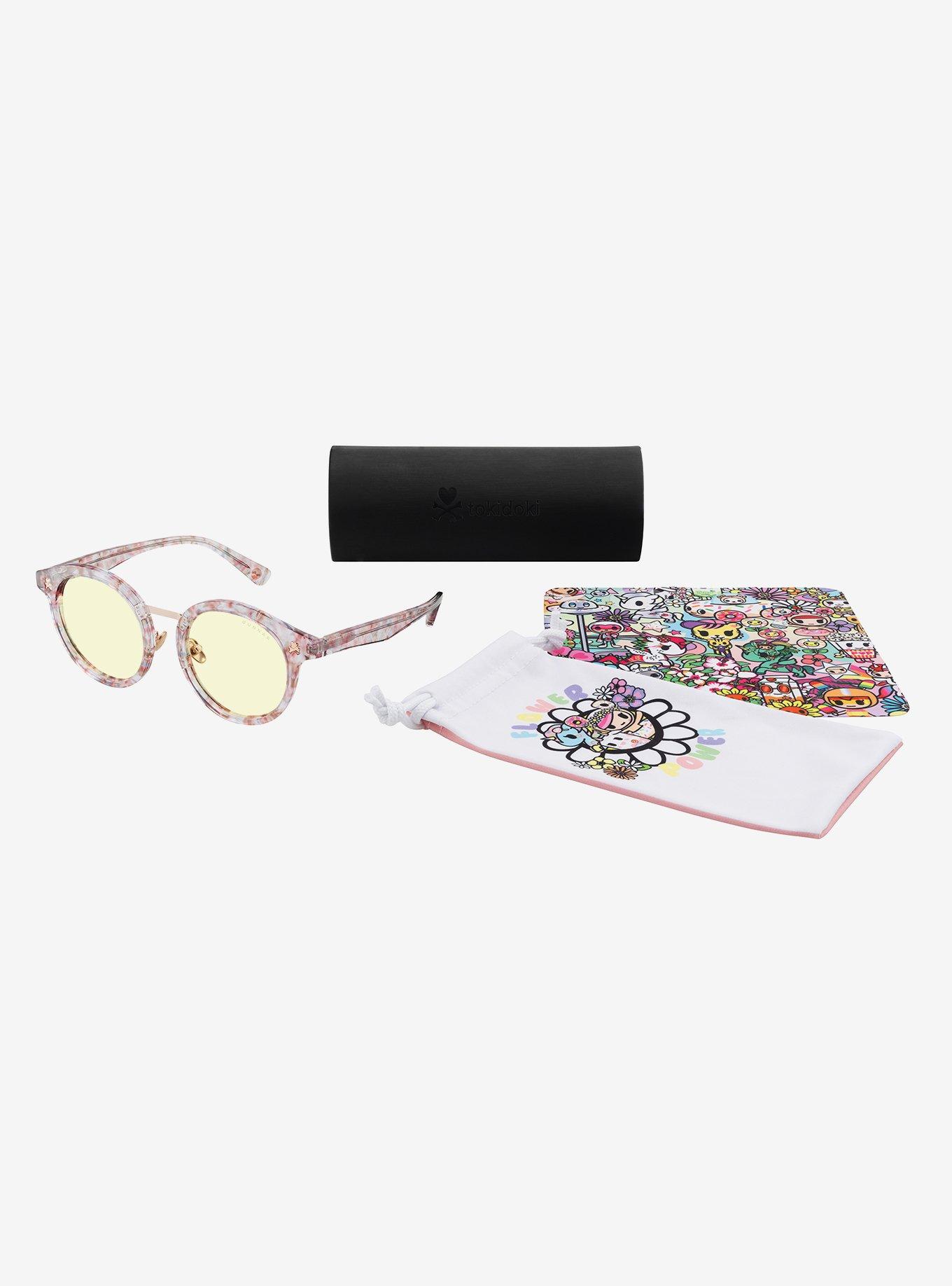 GUNNAR x tokidoki Flower Power Amber Tint Blue Light Glasses, , hi-res