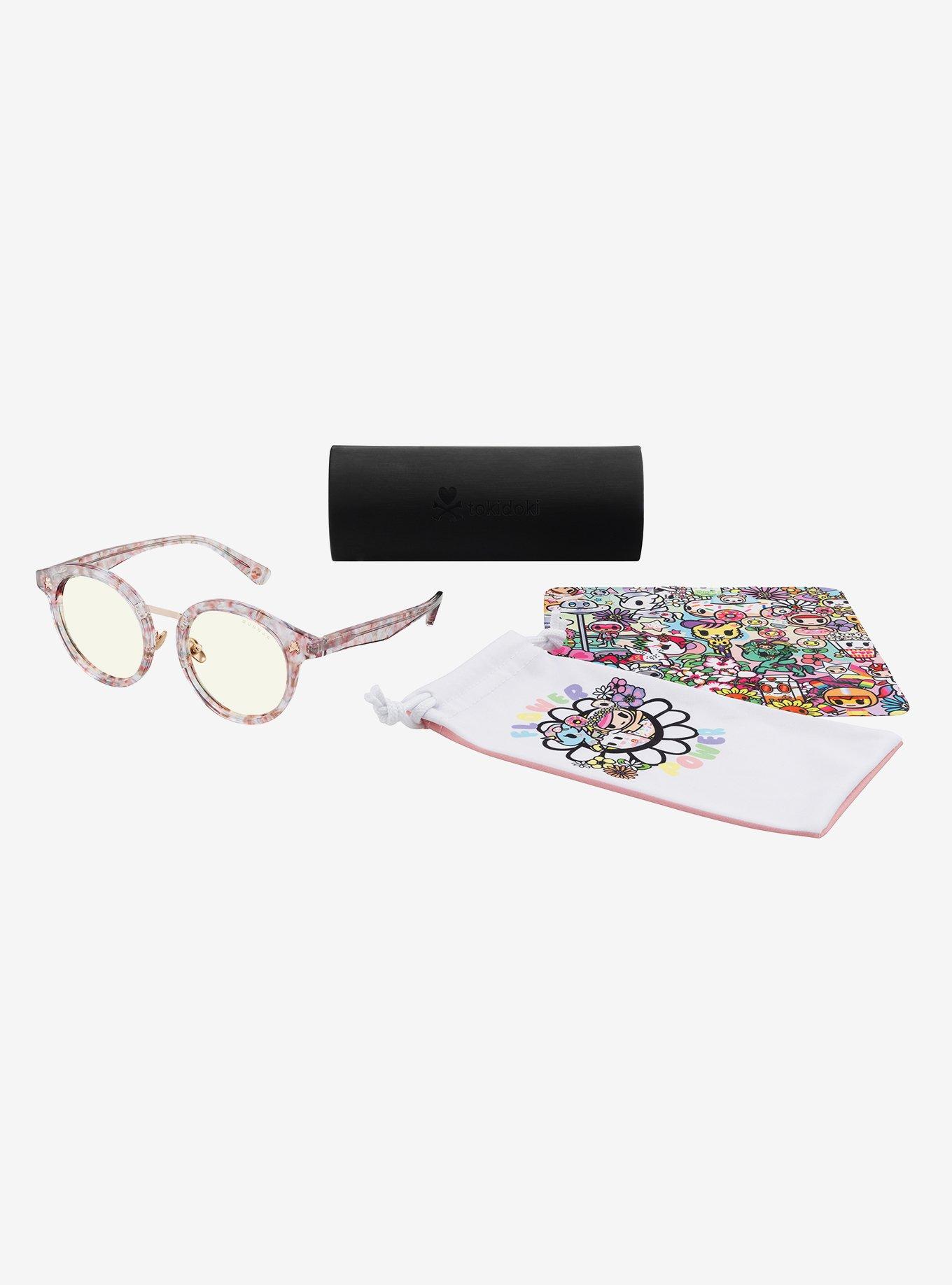 GUNNAR x tokidoki Flower Power Clear Tint Blue Light Glasses, , hi-res
