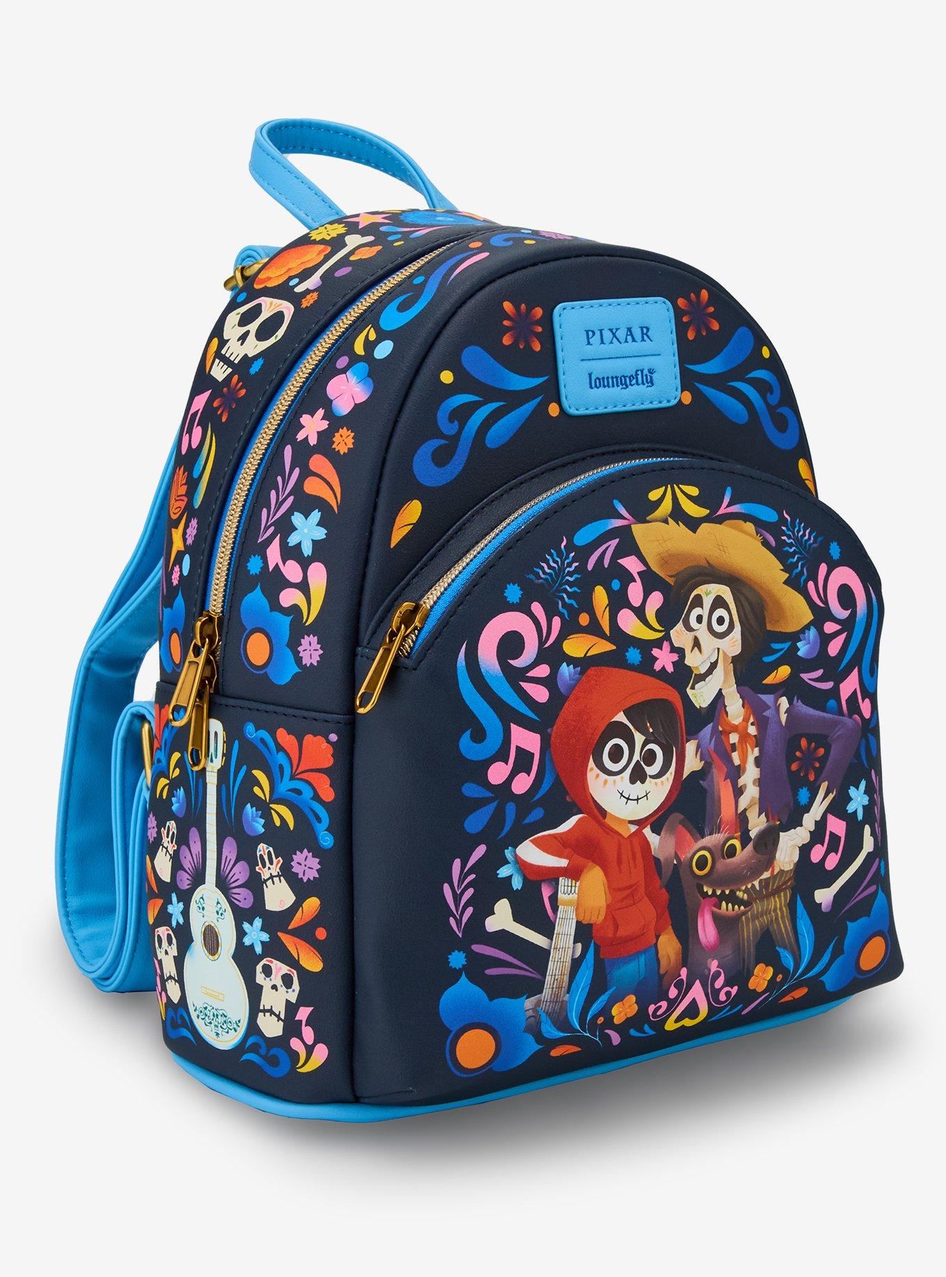 Loungefly Disney Pixar Coco Trio Art Mini Backpack, , hi-res
