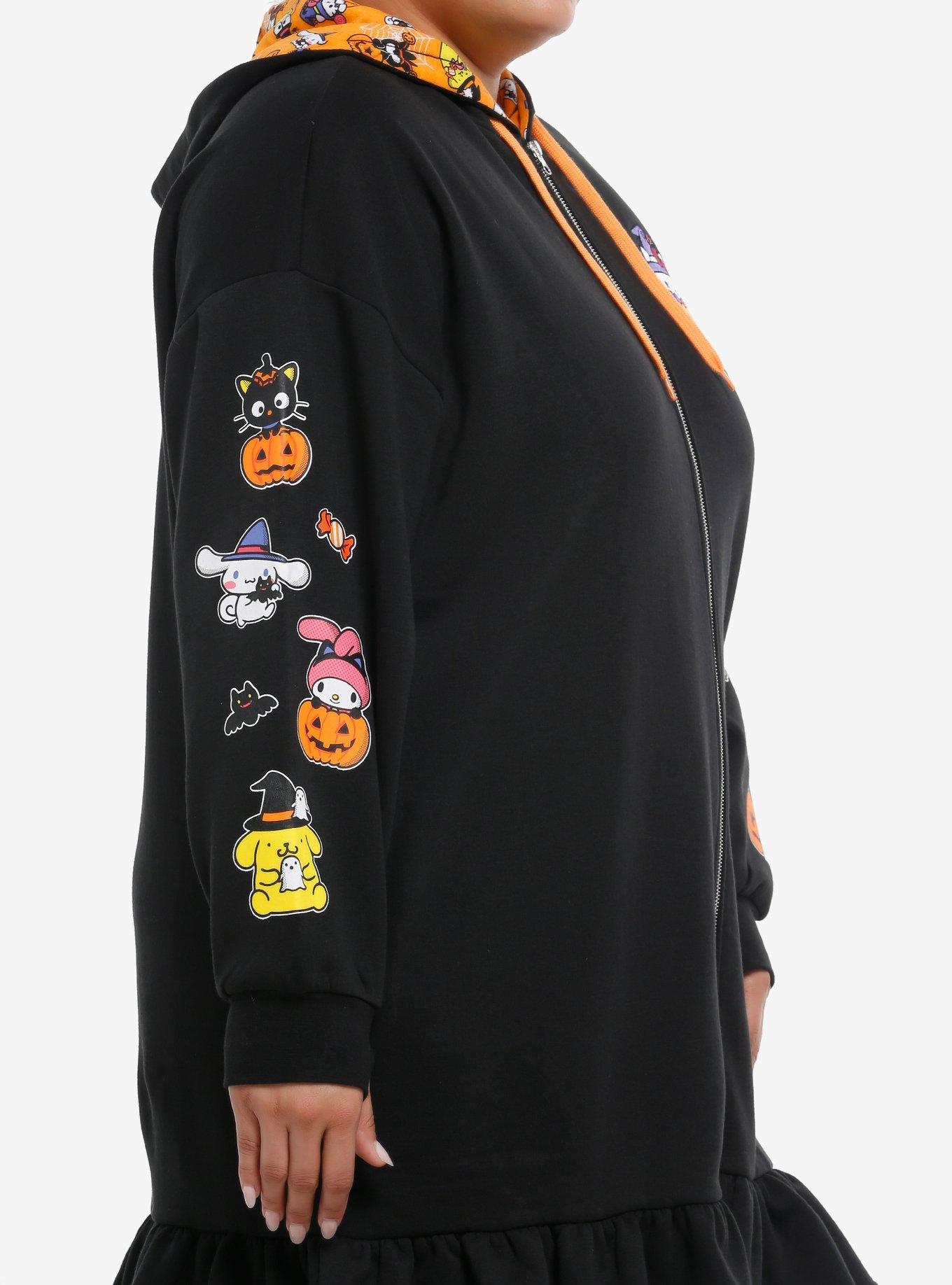 Hello Kitty And Friends Halloween Hoodie Dress Plus Size, MULTI, alternate
