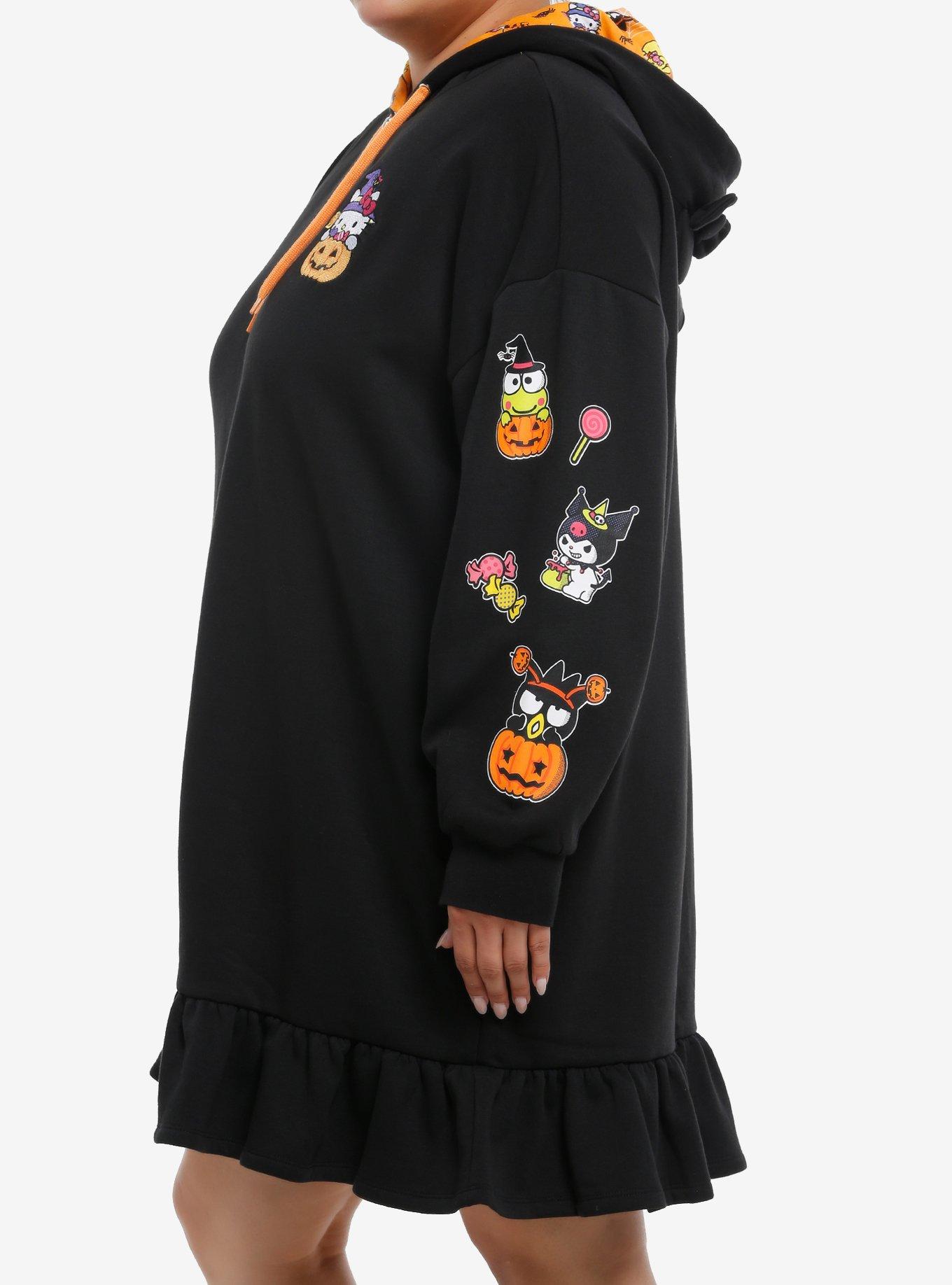 Hello Kitty And Friends Halloween Hoodie Dress Plus Size, MULTI, alternate