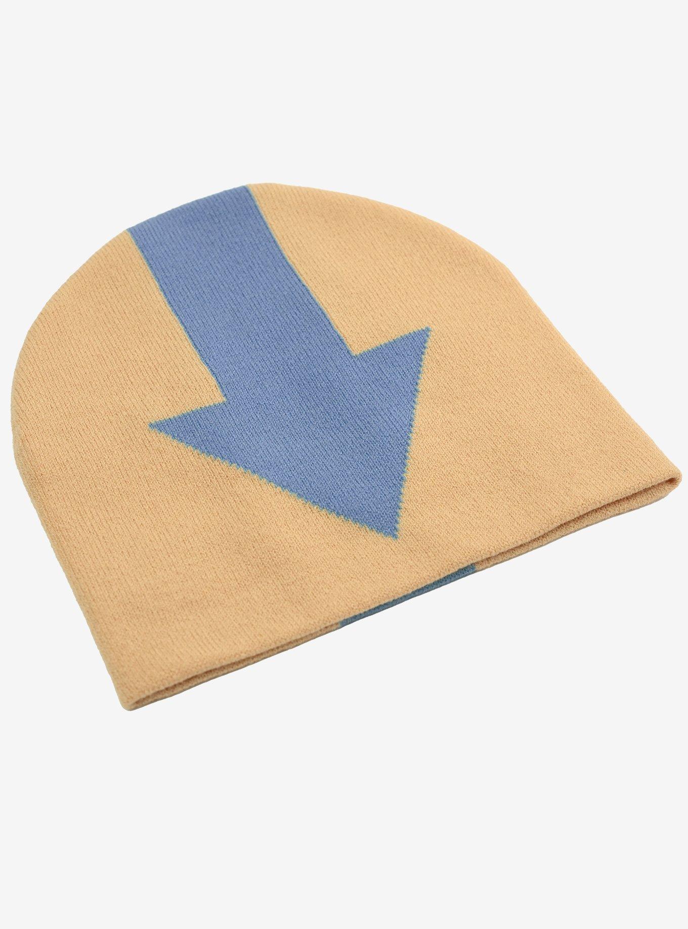 Avatar: The Last Airbender Aang Head Acrylic Knit Beanie Without Cuff, , alternate