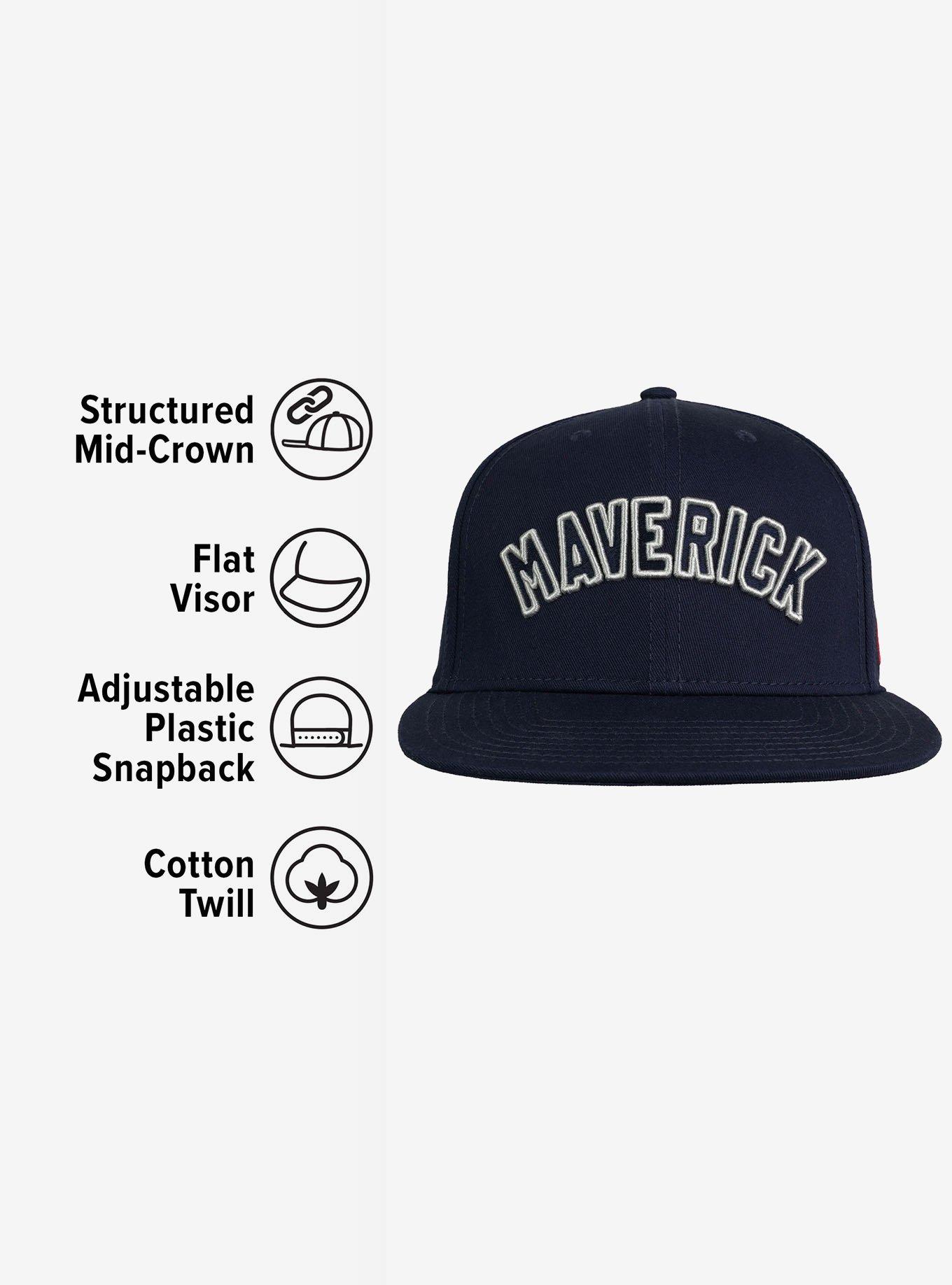 Top Gun Maverick Arc Flat Brim Dad Cap, , alternate