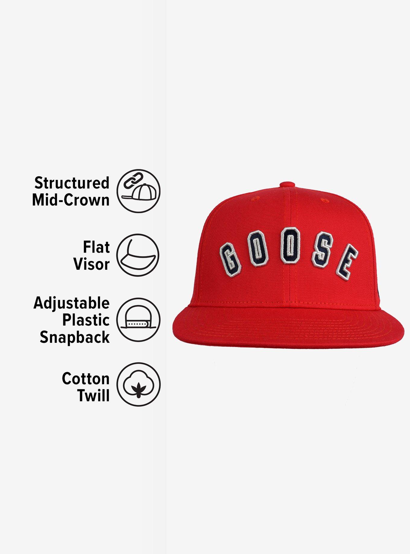 Top Gun Goose Arc Flat Brim 6 Panel Structured Cap, , hi-res