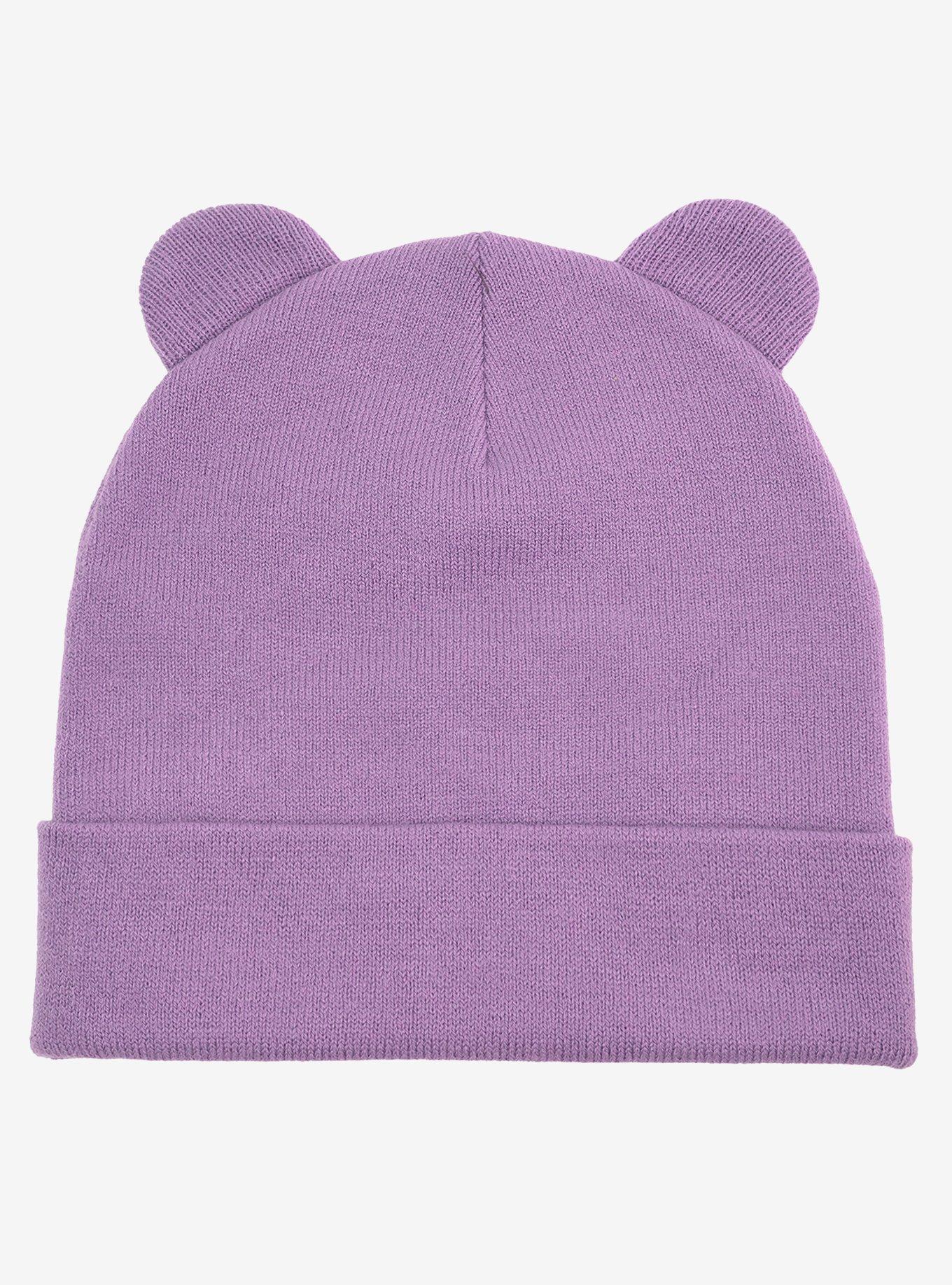 Care Bears Share Bear Face Acrylic Knit Beanie With Ears, , alternate