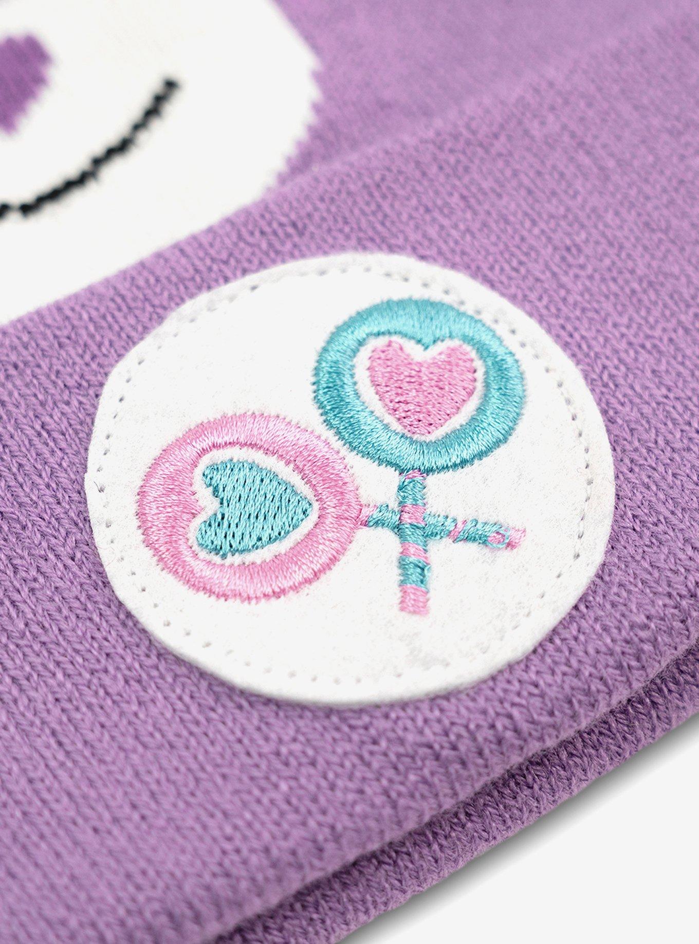 Care Bears Share Bear Face Acrylic Knit Beanie With Ears, , alternate