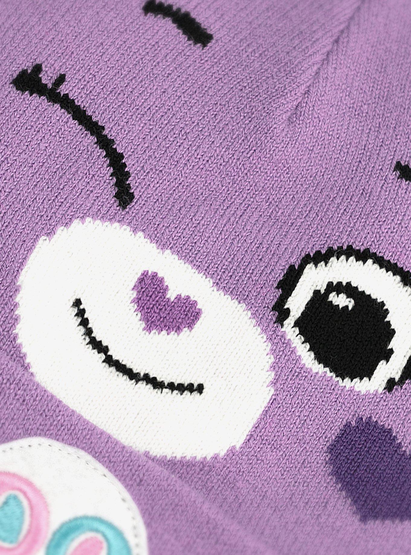 Care Bears Share Bear Face Acrylic Knit Beanie With Ears, , alternate