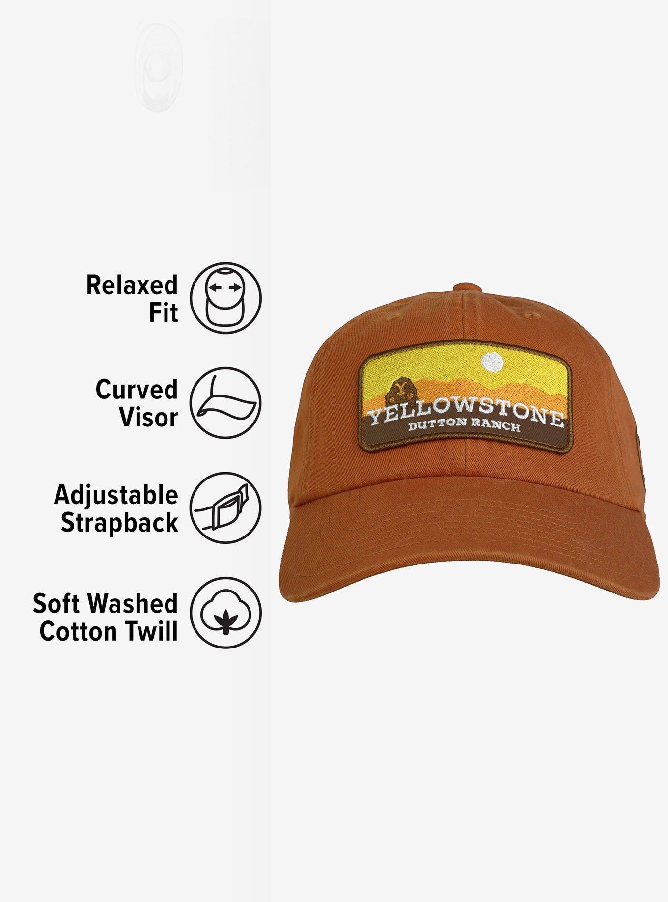 Yellowstone Scenic Patch Vintage Cotton Dad Cap, , hi-res