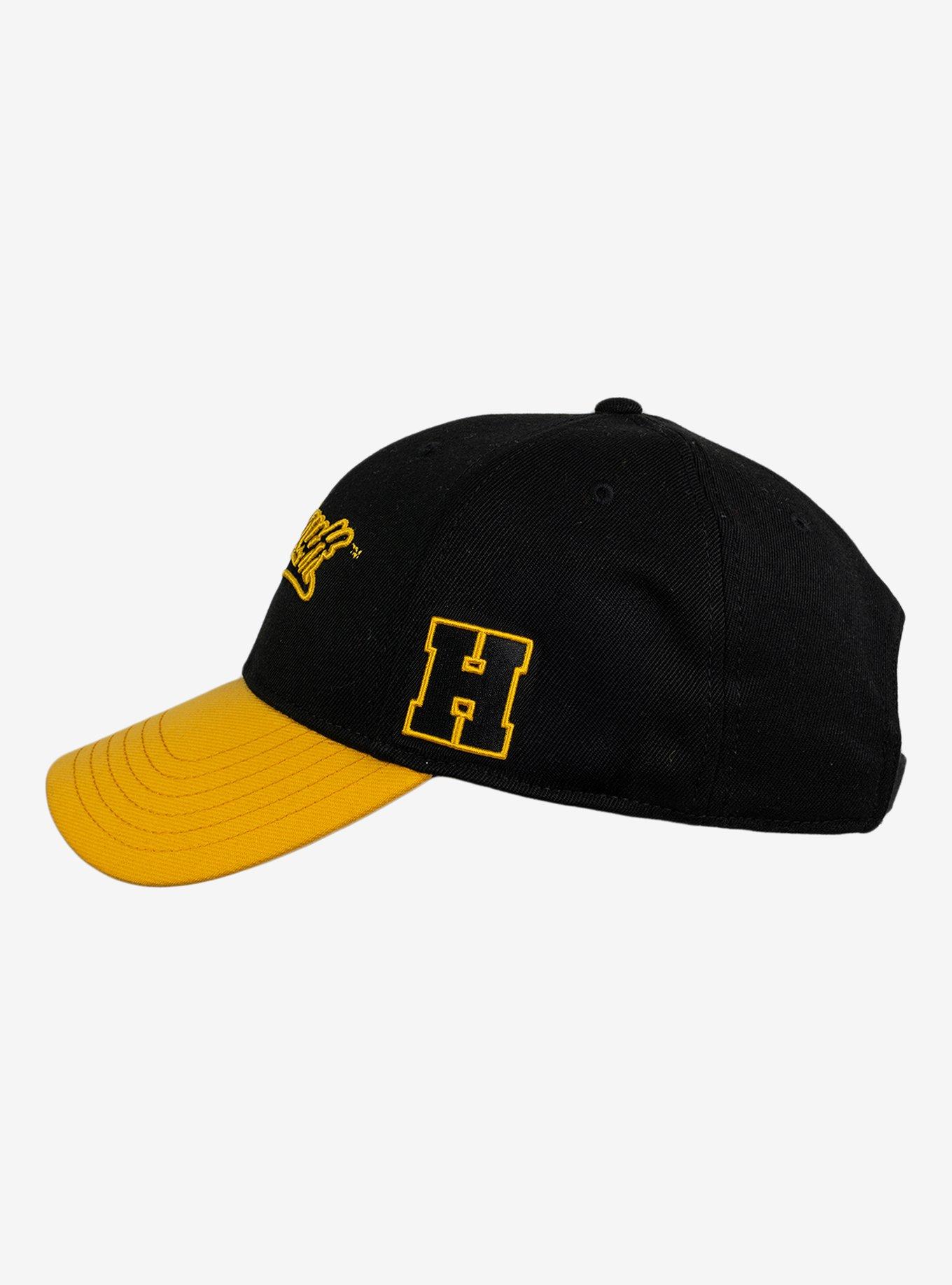 Harry Potter Hufflepuff Tail 6 Panel Structured Stretch Fit Cap, , alternate