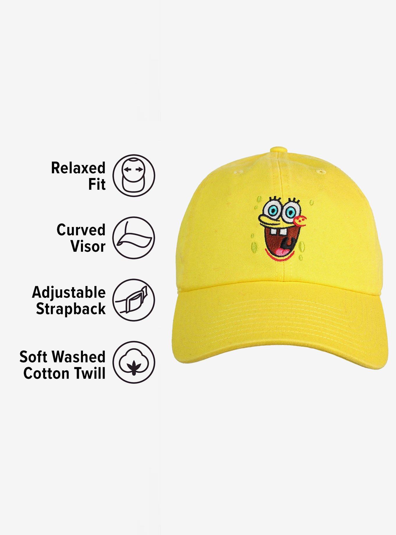 SpongeBob SquarePants Face Adult Dad Cap, , hi-res