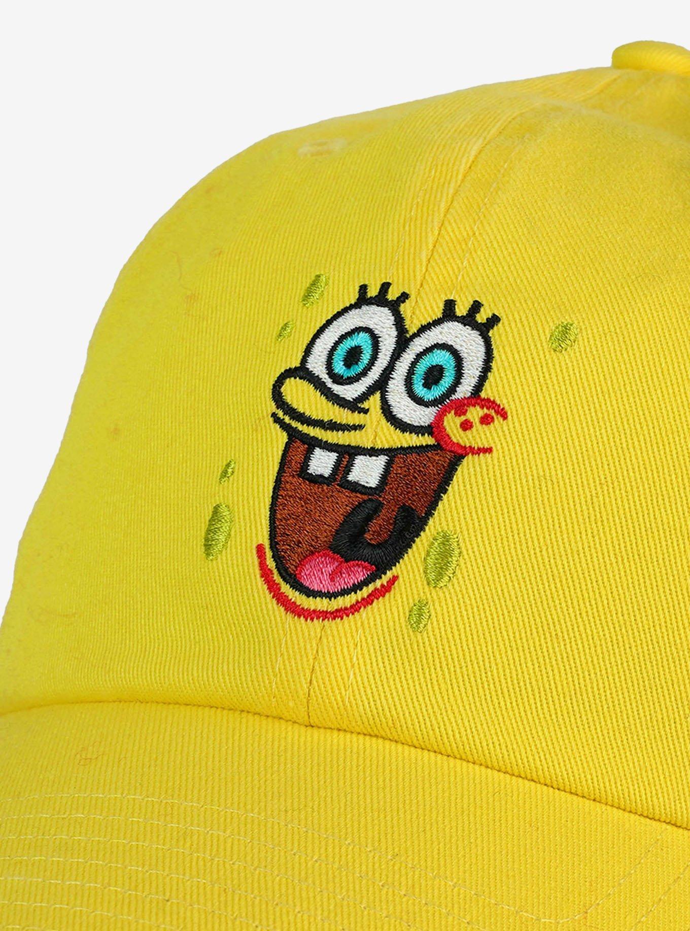 SpongeBob SquarePants Face Adult Dad Cap, , alternate