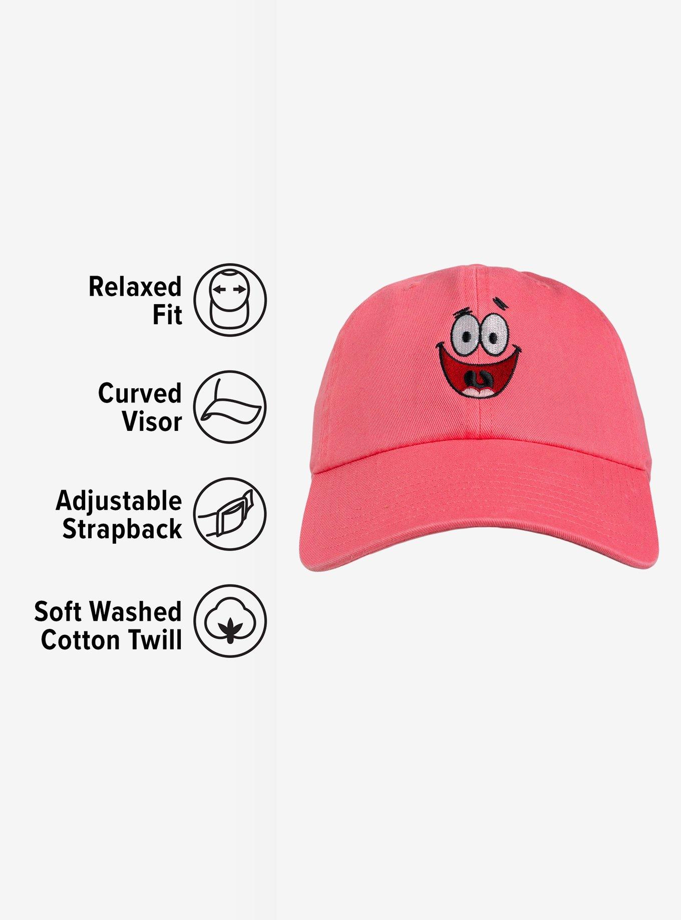 SpongeBob SquarePants Patrick Face Adult Dad Cap, , hi-res