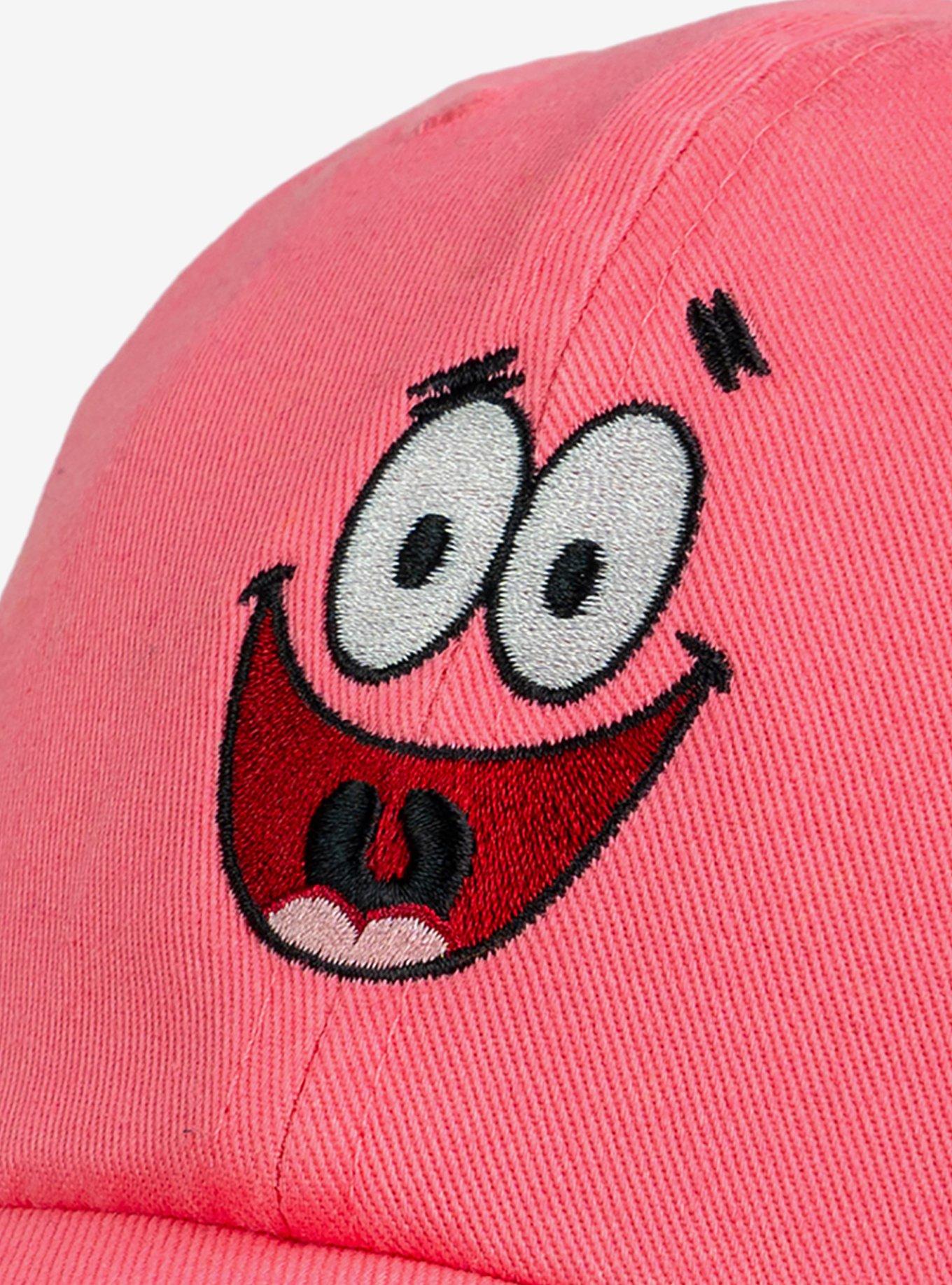 SpongeBob SquarePants Patrick Face Adult Dad Cap, , alternate