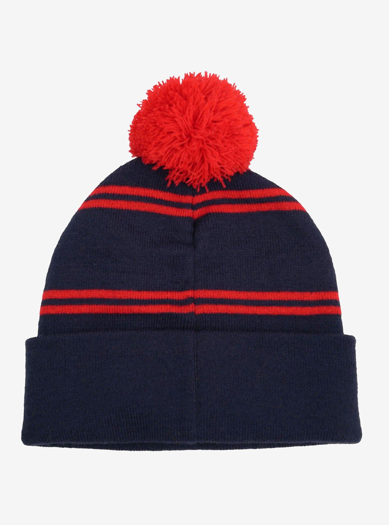 Top Gun Knit Acrylic Knit Beanie With Pom, , alternate