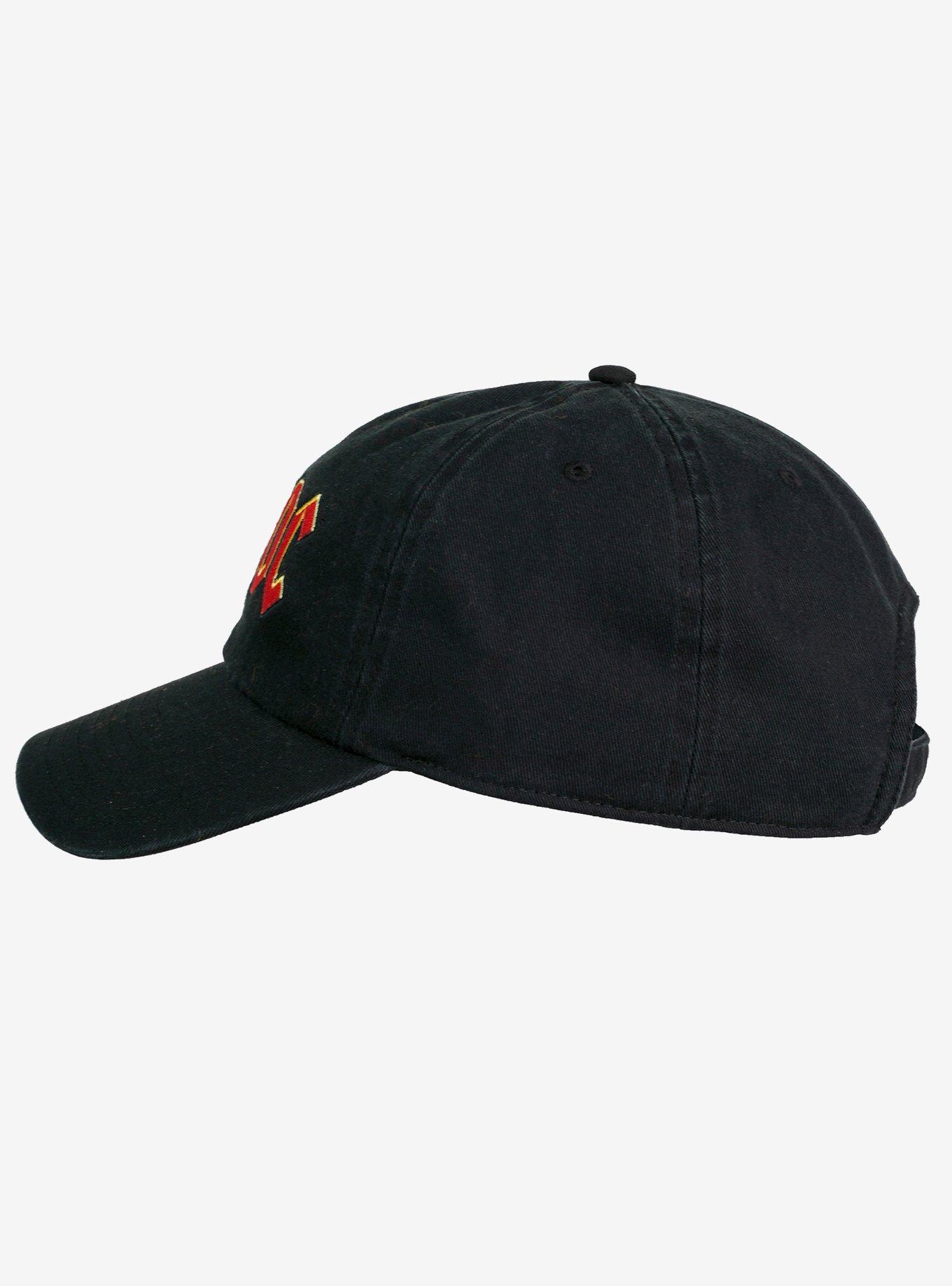 AC/DC 3D Logo Adult Dad Cap, , alternate