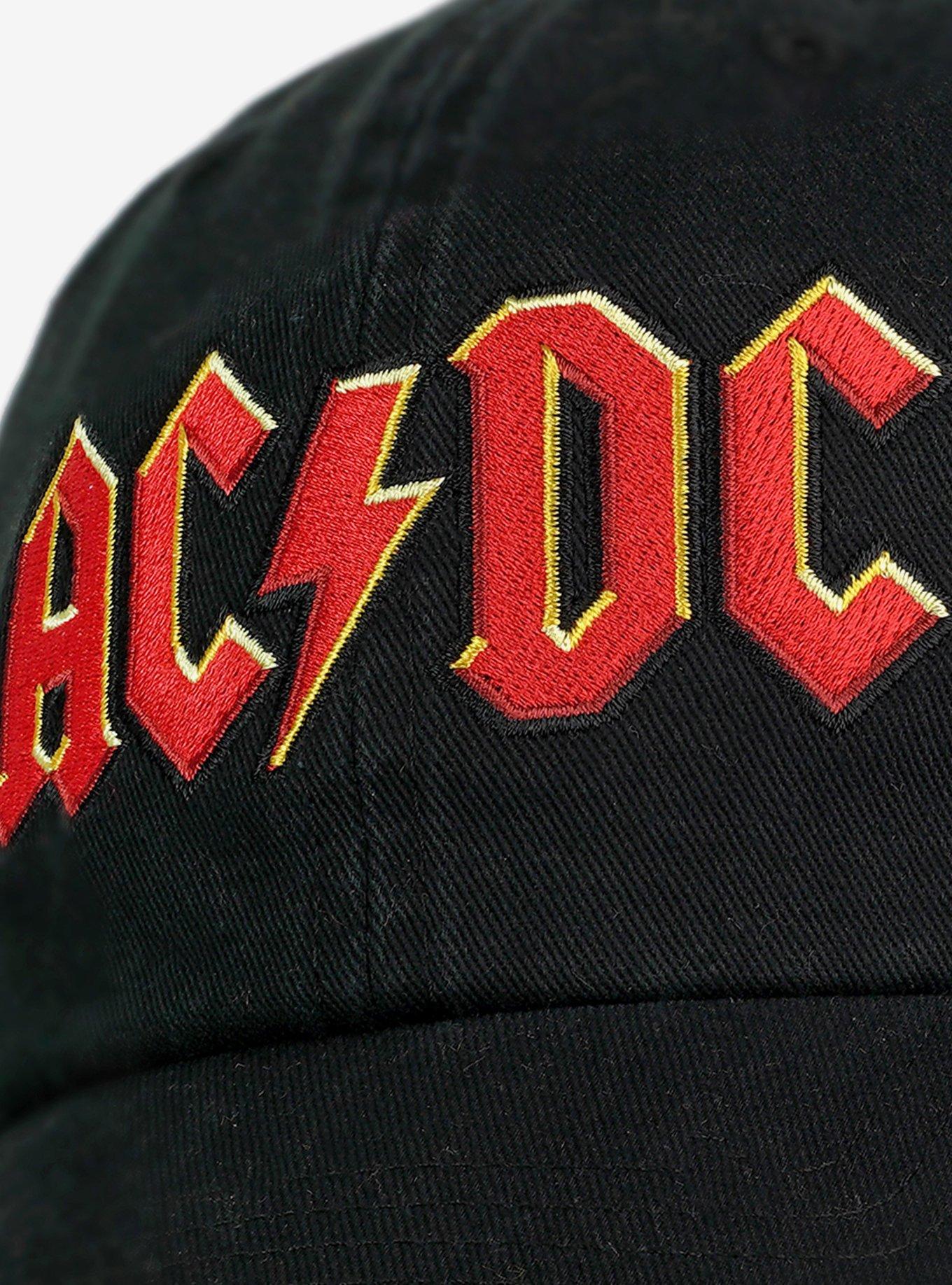 AC/DC 3D Logo Adult Dad Cap, , alternate