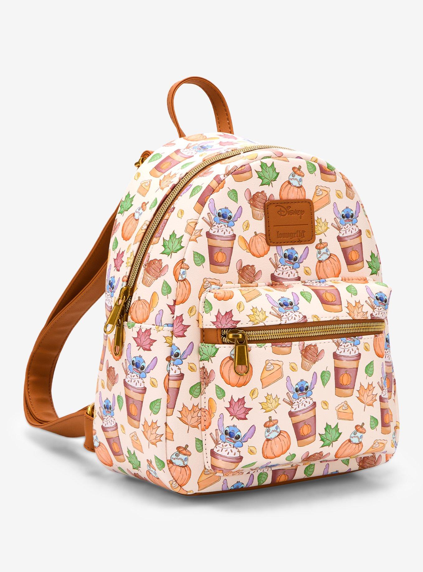 Loungefly Disney Stitch Pumpkin Spice Latte Mini Backpack, , hi-res