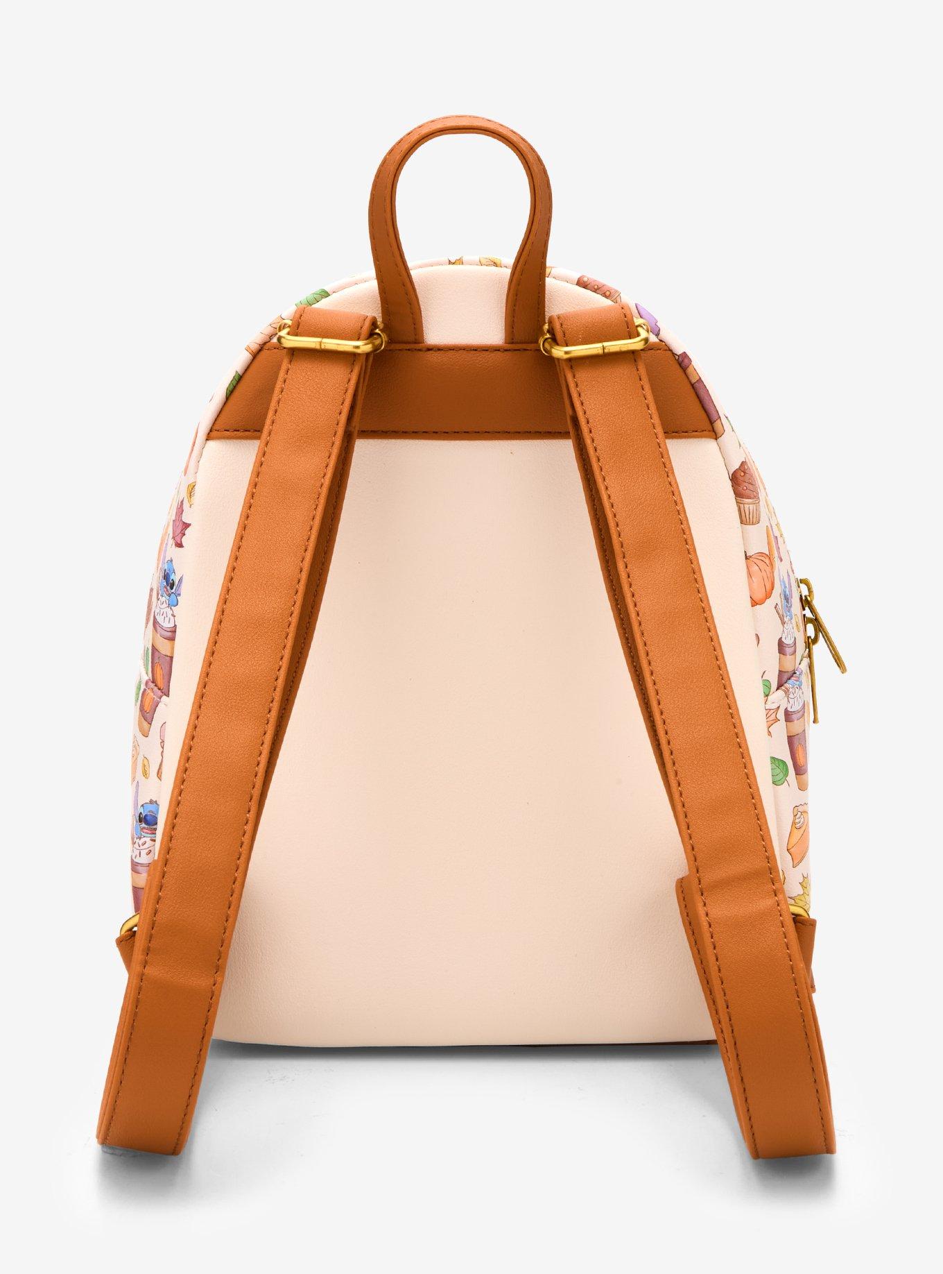 Loungefly Disney Stitch Pumpkin Spice Latte Mini Backpack, , alternate