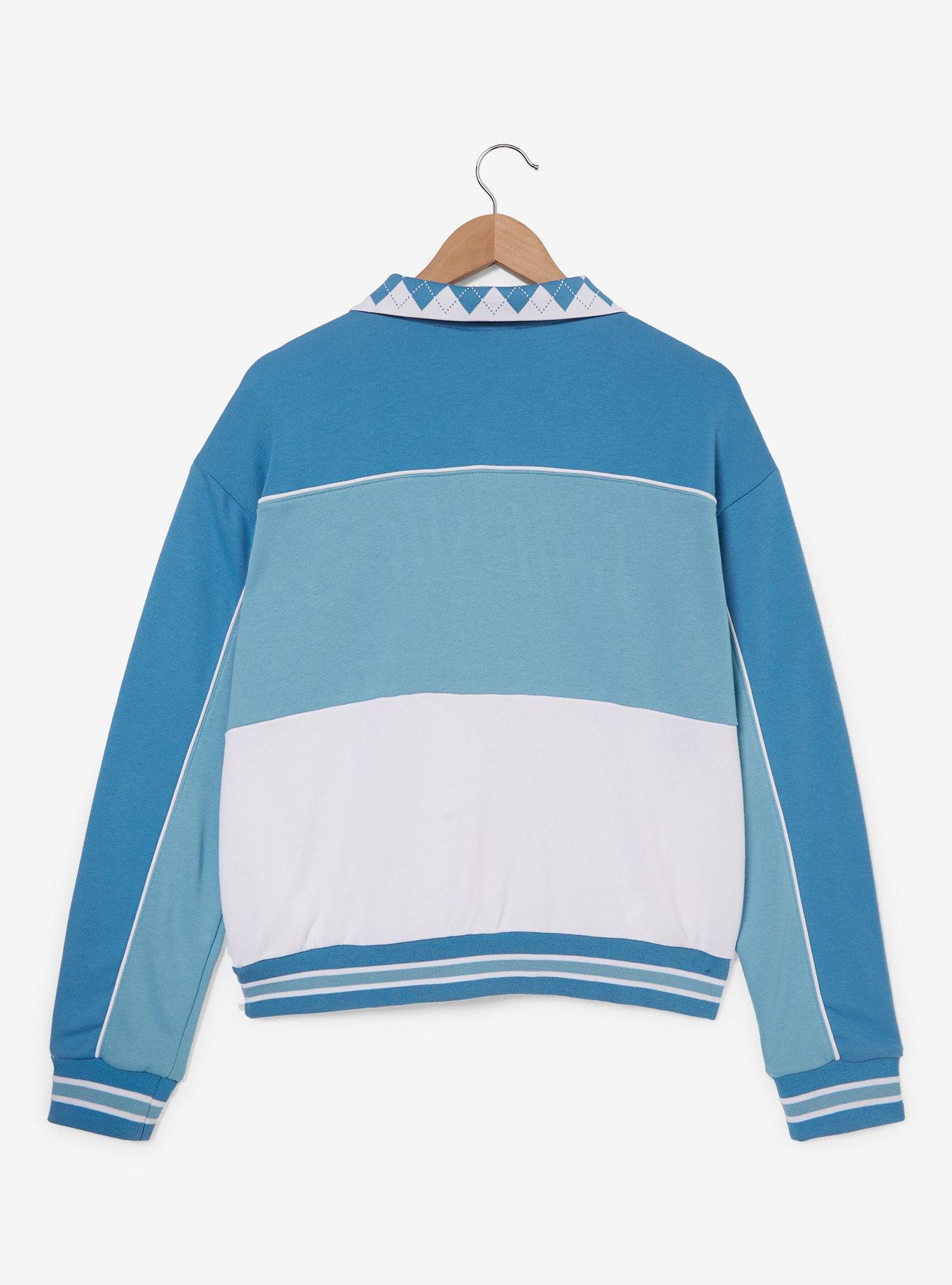 Marvel The Fantastic Four: First Steps Women's Quarter Zip Crewneck - BoxLunch Exclusive, LIGHT BLUE, alternate