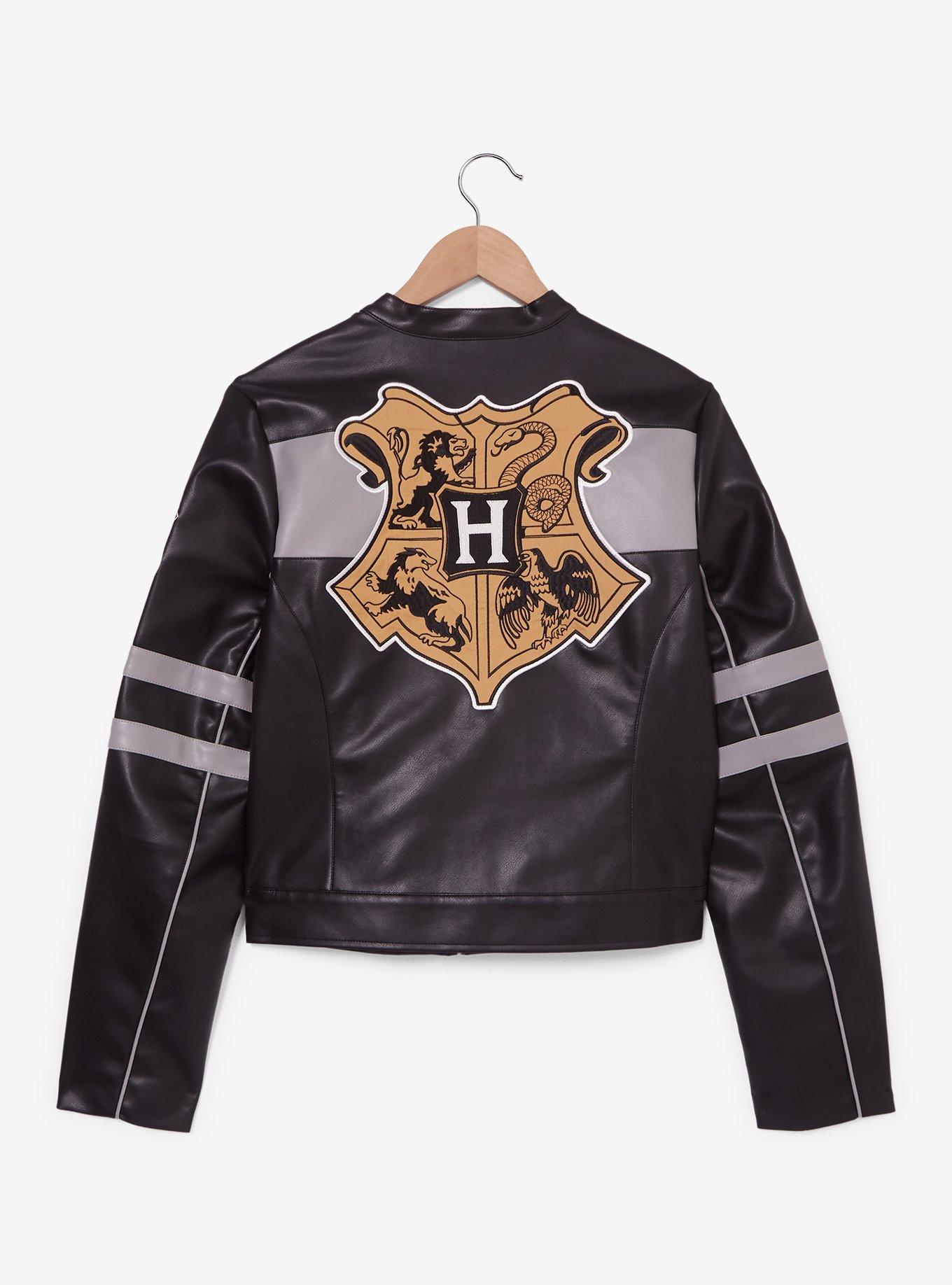 Harry Potter Hogwarts Moto Women's Faux Leather Jacket - BoxLunch Exclusive