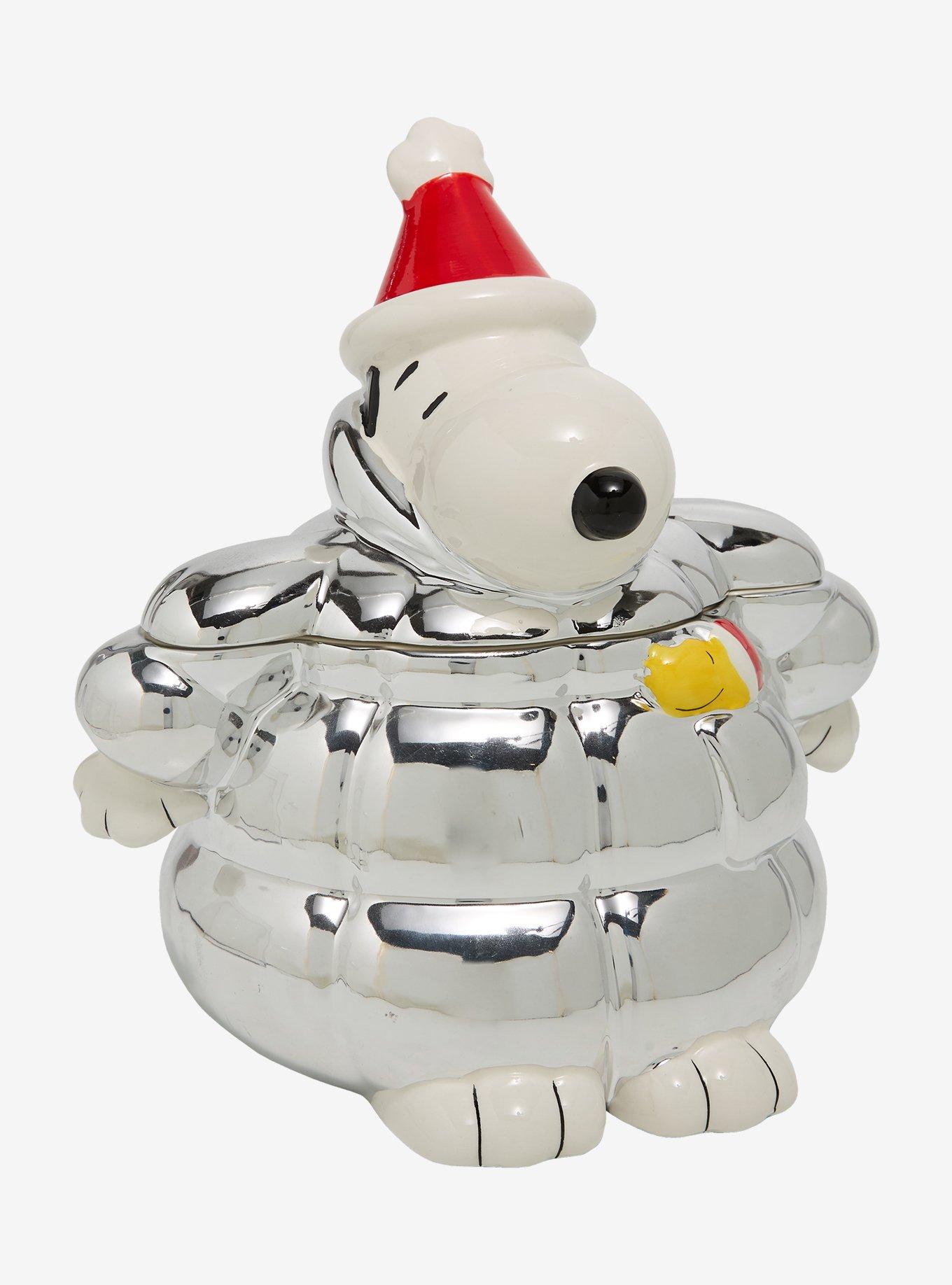 Peanuts Snoopy Chrome Puffer Cookie Jar, , hi-res