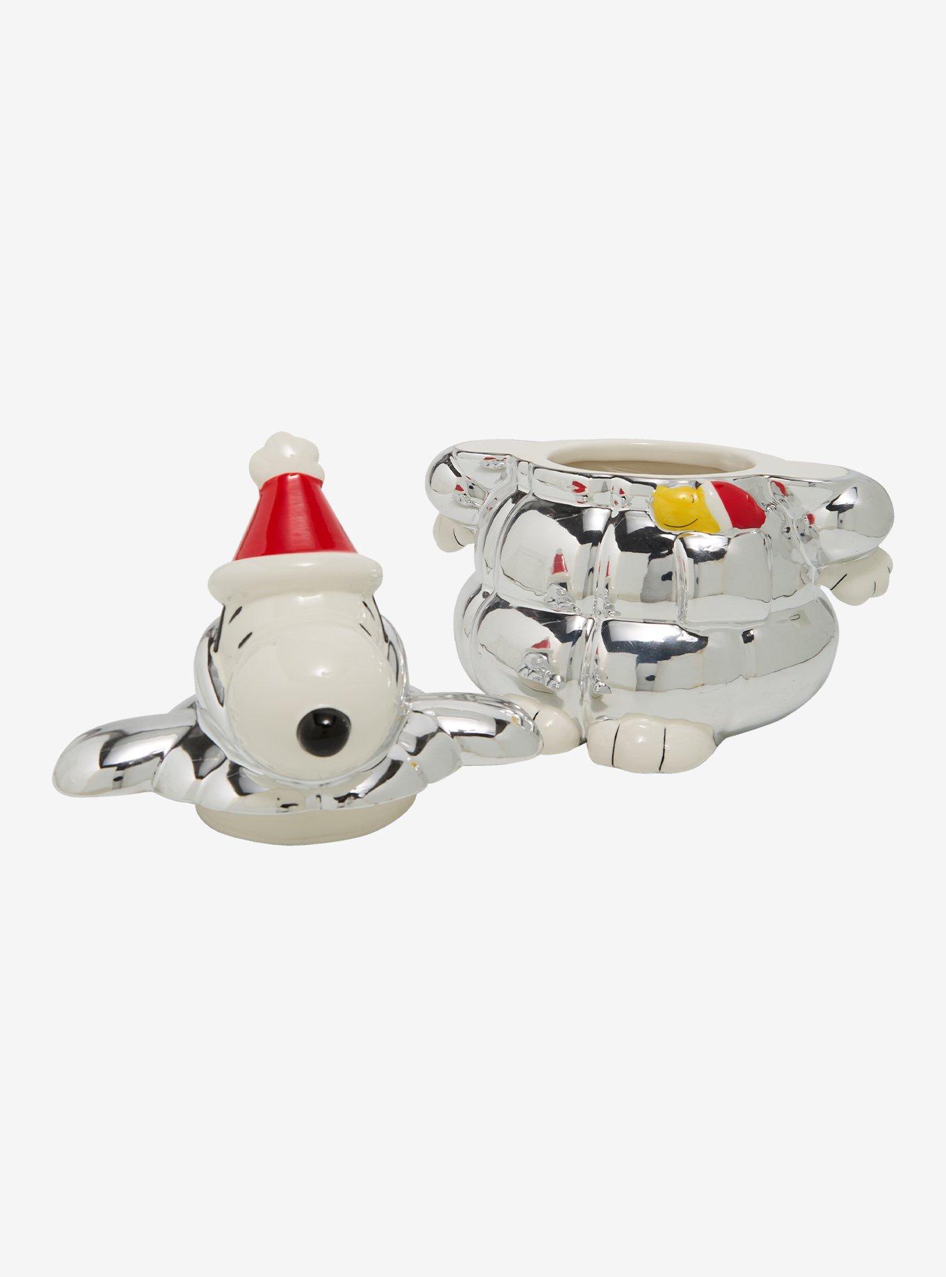 Peanuts Snoopy Chrome Puffer Cookie Jar, , alternate
