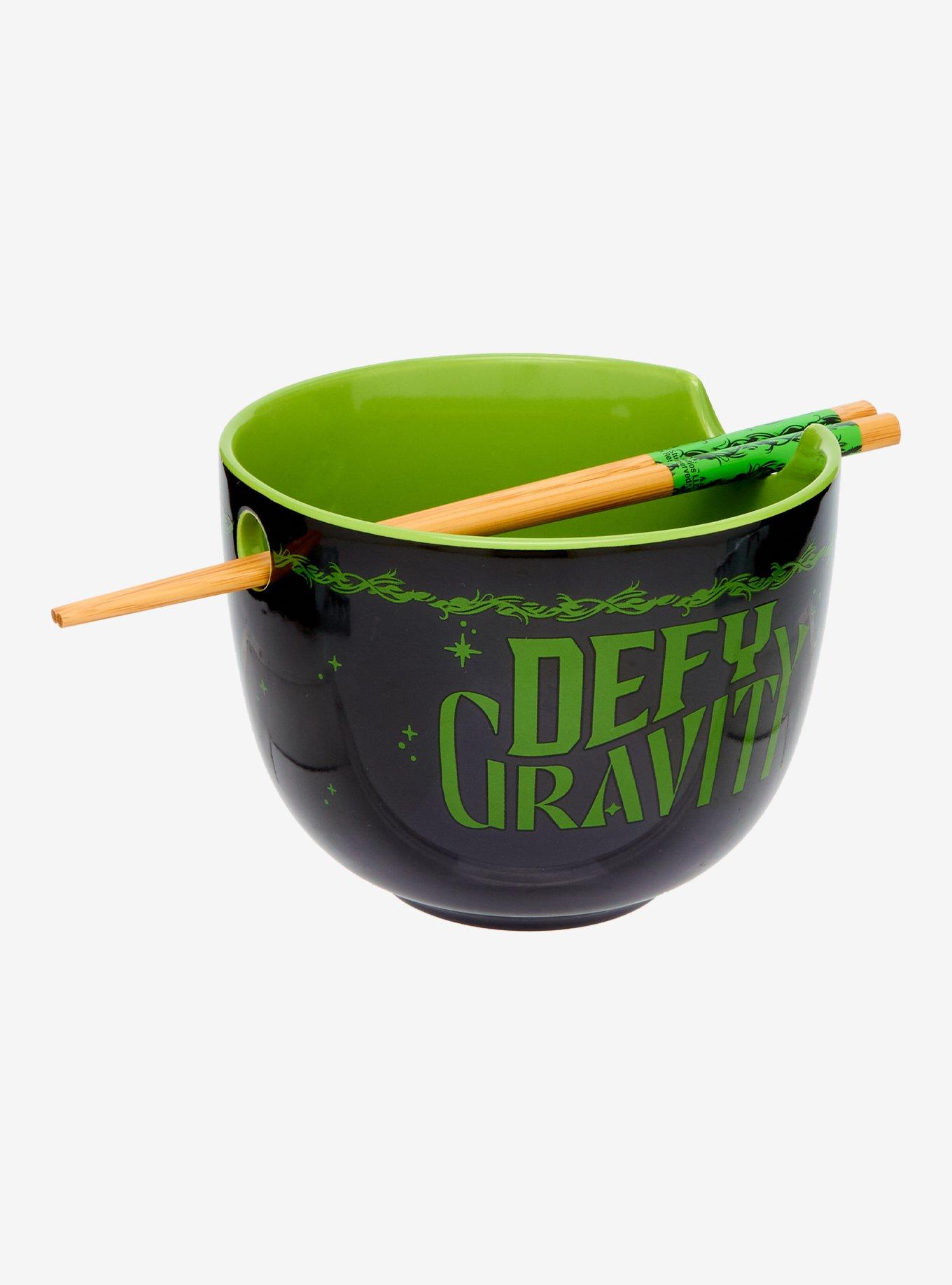 Wicked Elphaba Defy Gravity Ramen Bowl with Chopsticks, , hi-res