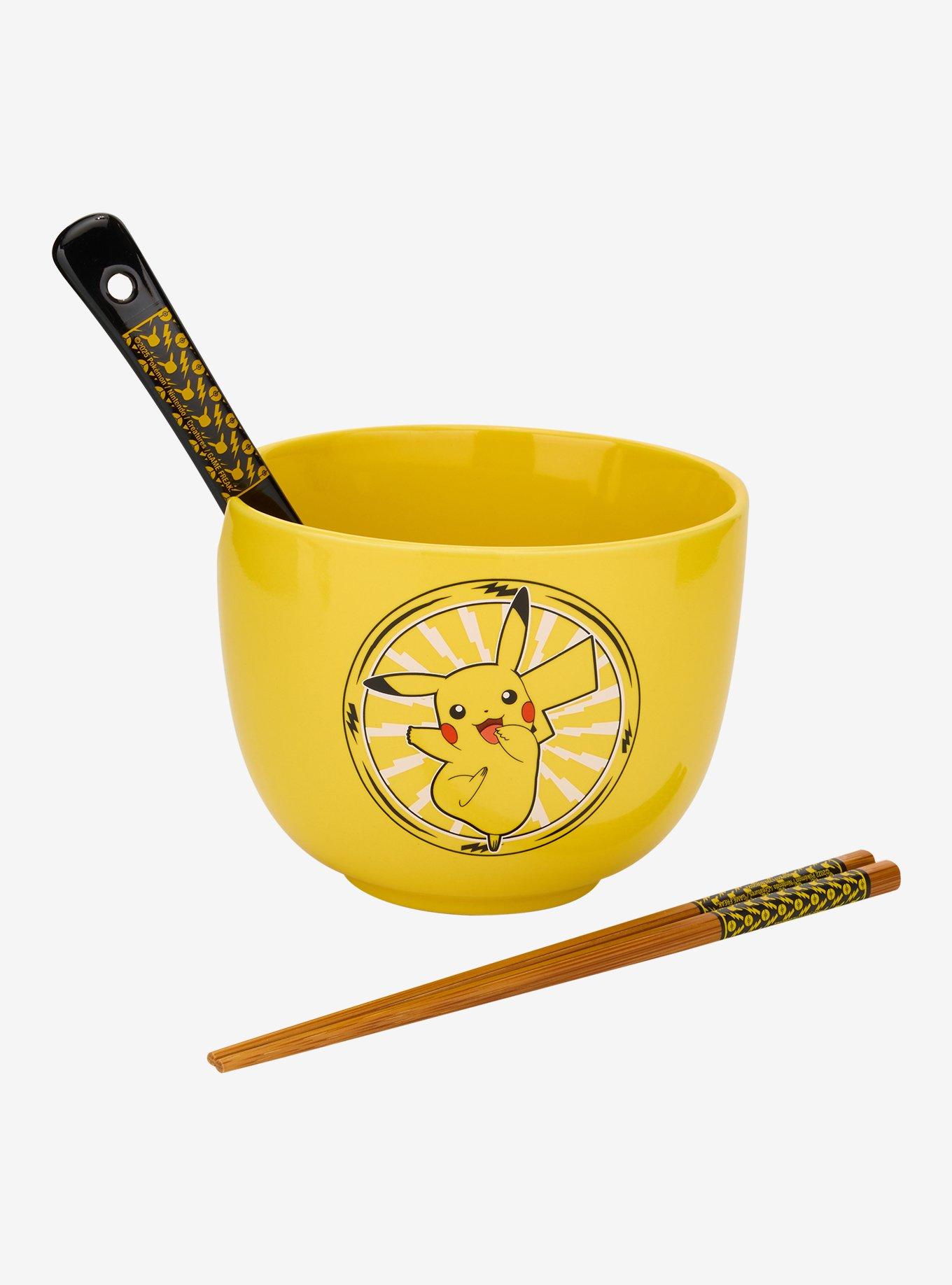 Pokémon Pikachu Ramen Bowl, Chopsticks, & Spoon Set, , alternate