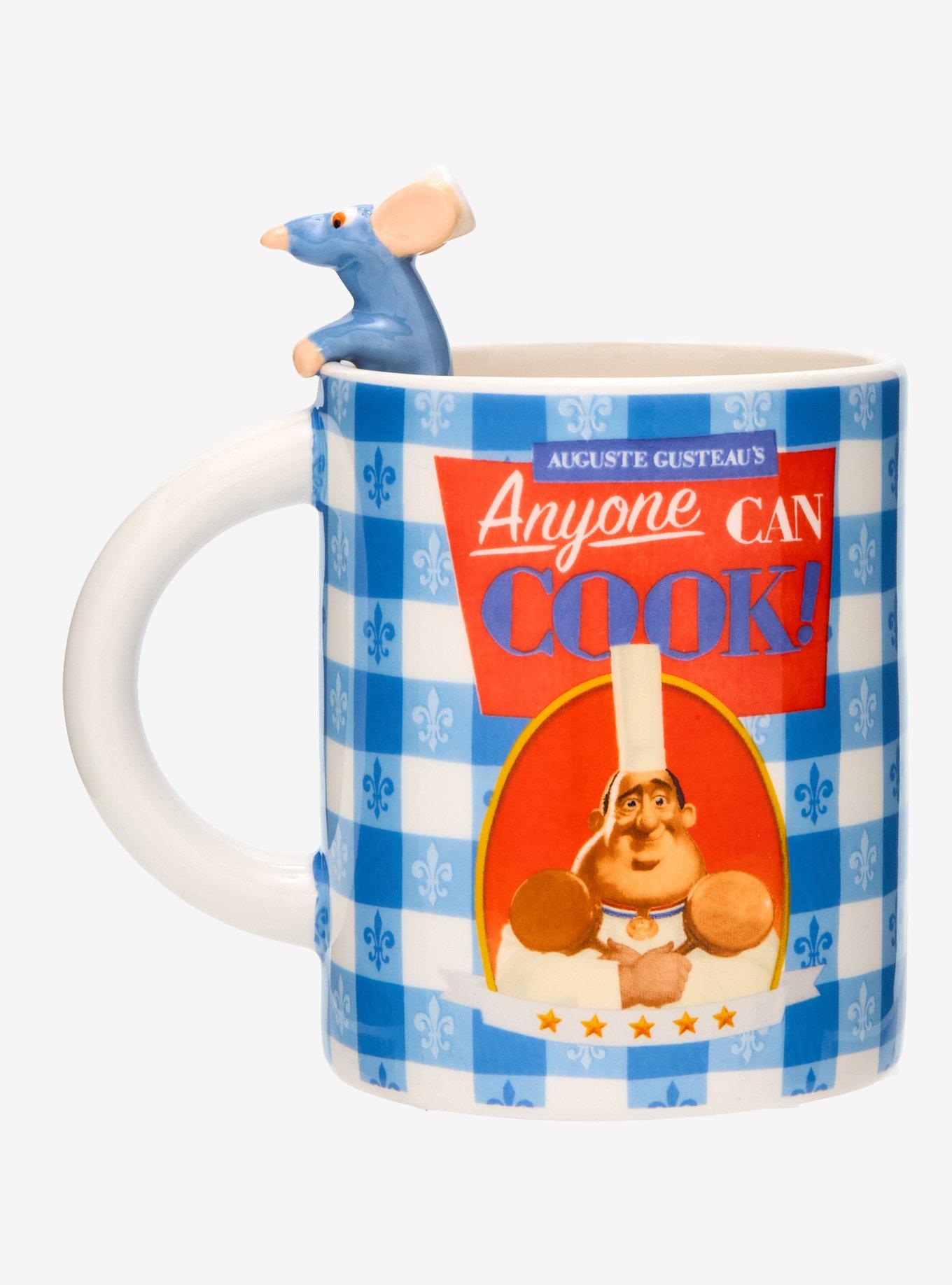 Disney Pixar Ratatouille Anyone Can Cook Mug with Remy Charm - BoxLunch Exclusive, , hi-res