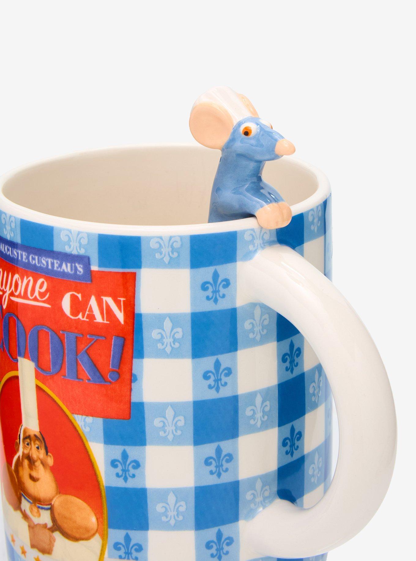 Disney Pixar Ratatouille Anyone Can Cook Mug with Remy Charm - BoxLunch Exclusive