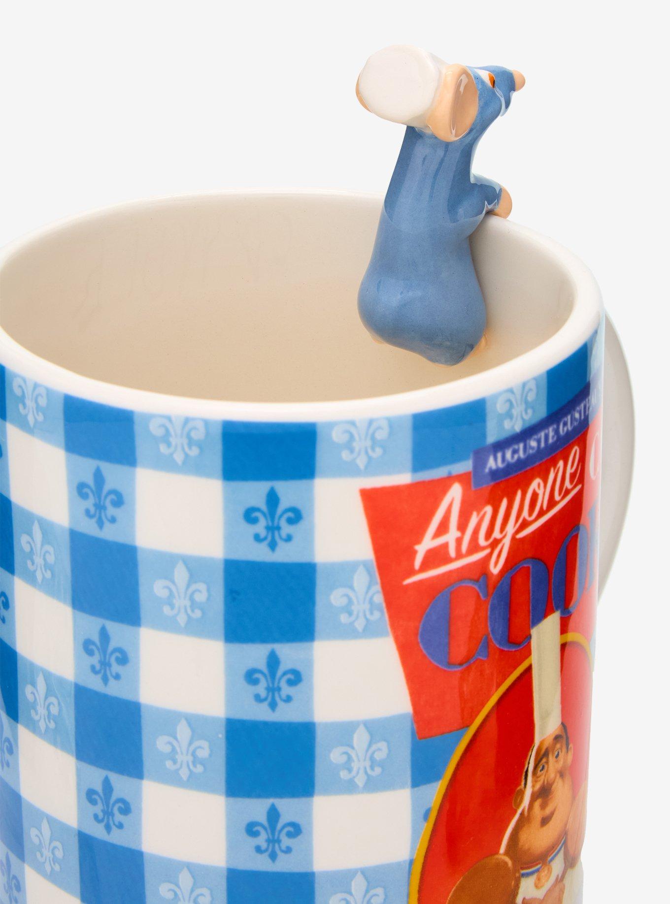 Disney Pixar Ratatouille Anyone Can Cook Mug with Remy Charm - BoxLunch Exclusive