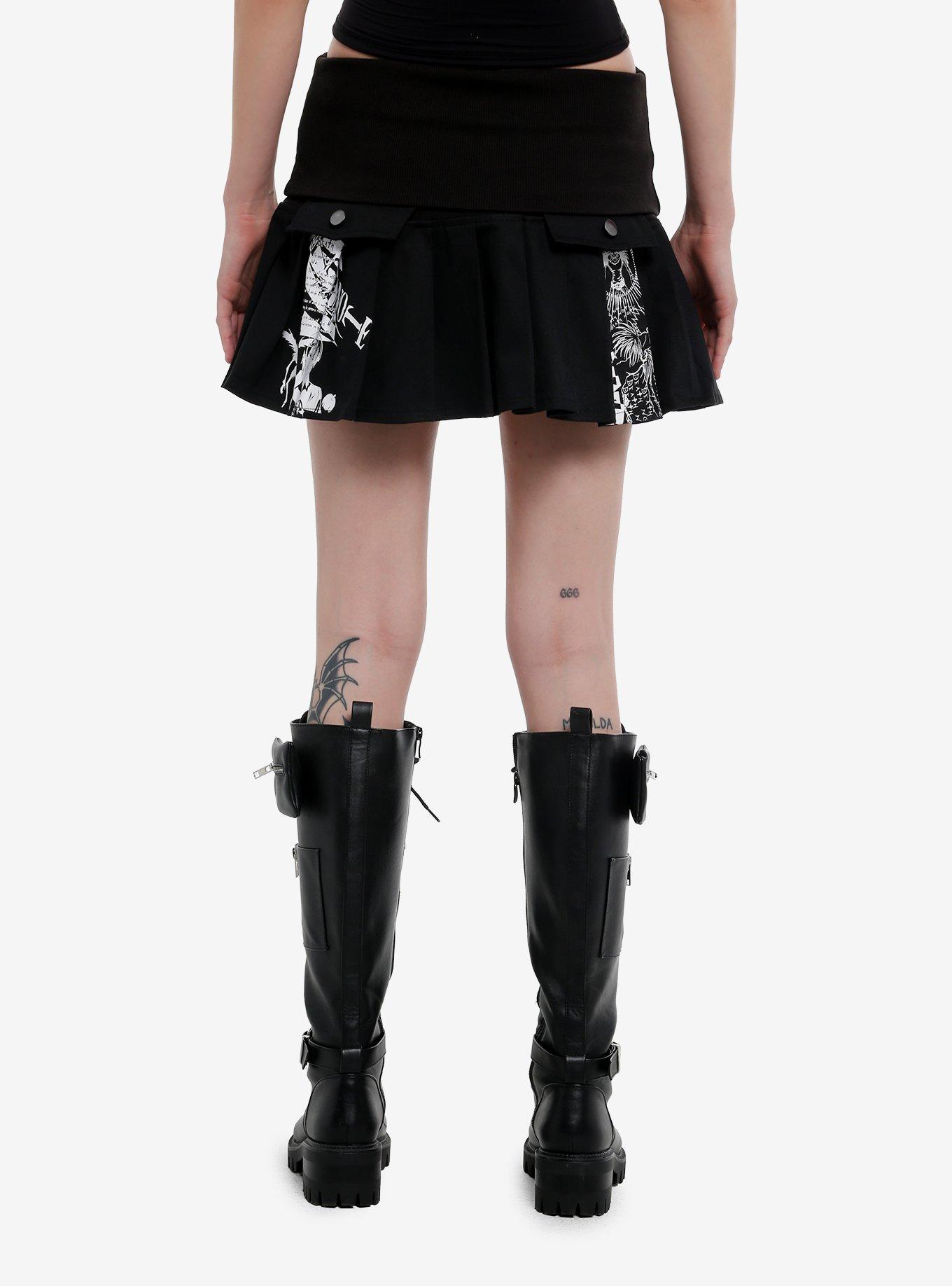 Death Note Fold-Over Skirt, , alternate