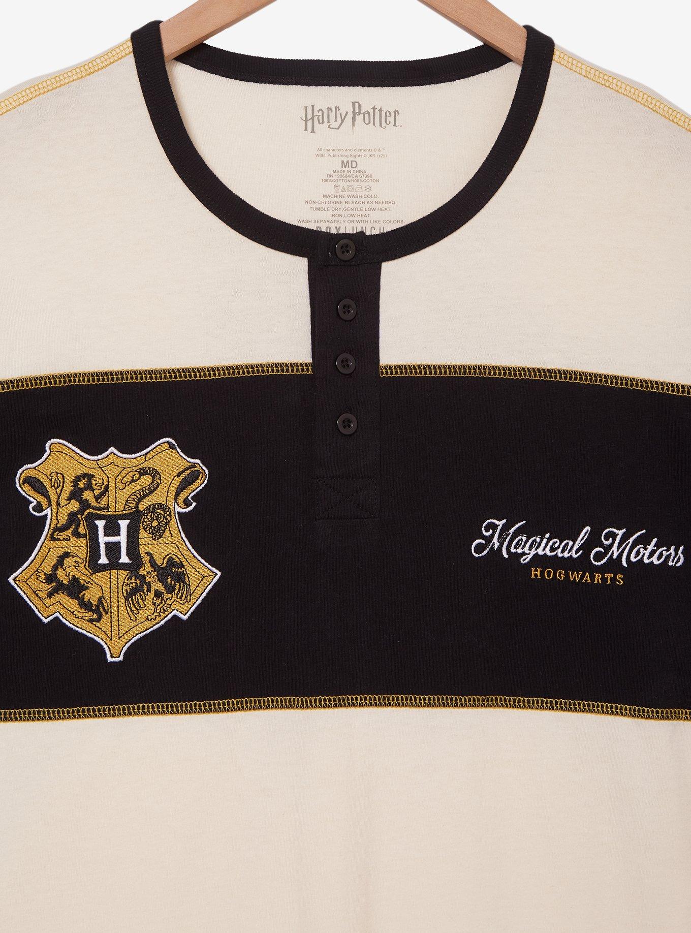 Harry Potter Hogwarts Magical Motors Long Sleeve T-Shirt - BoxLunch Exclusive, BLACK, alternate