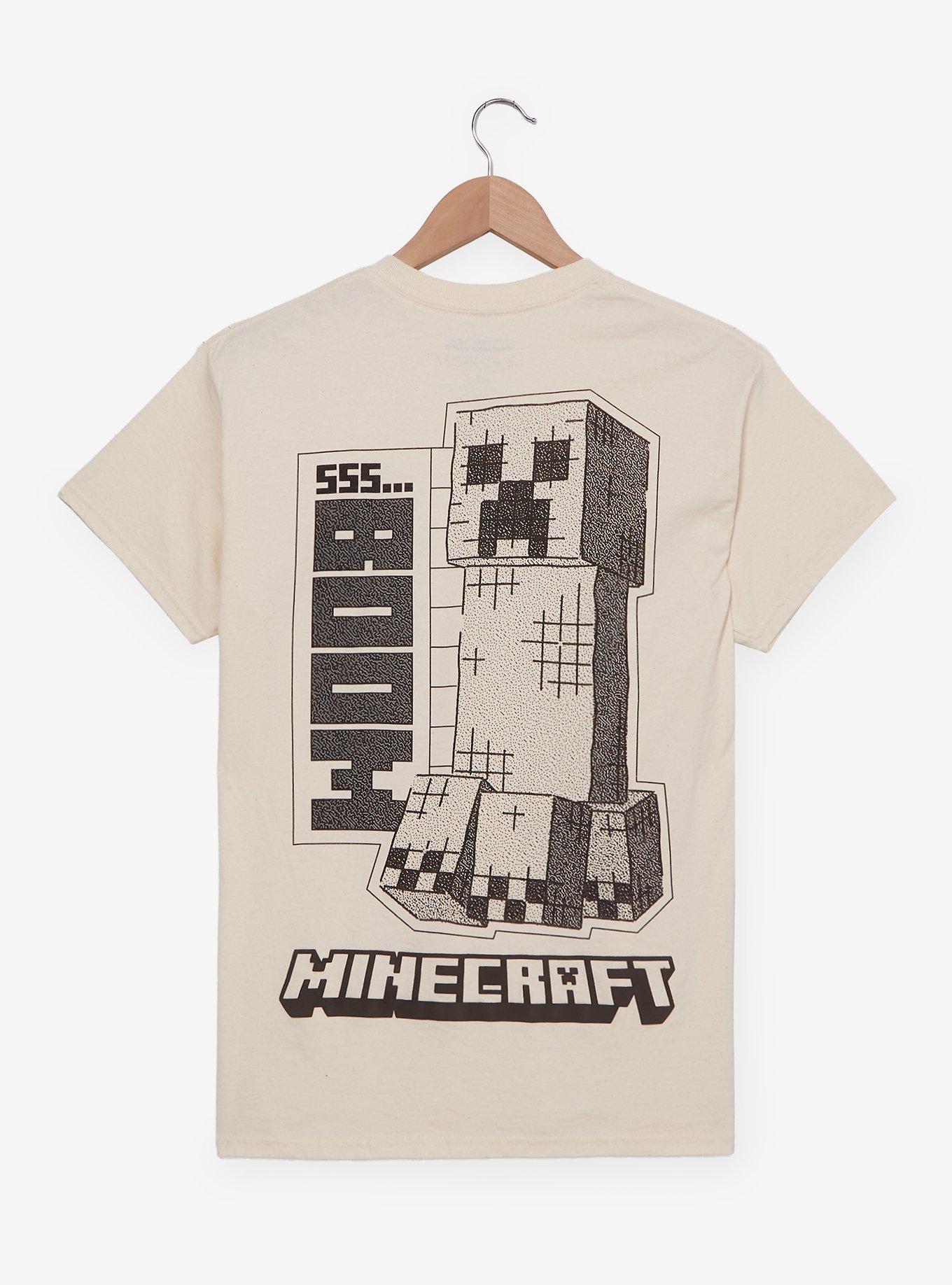 Minecraft Creeper Tonal Portrait T-Shirt - BoxLunch Exclusive, , hi-res