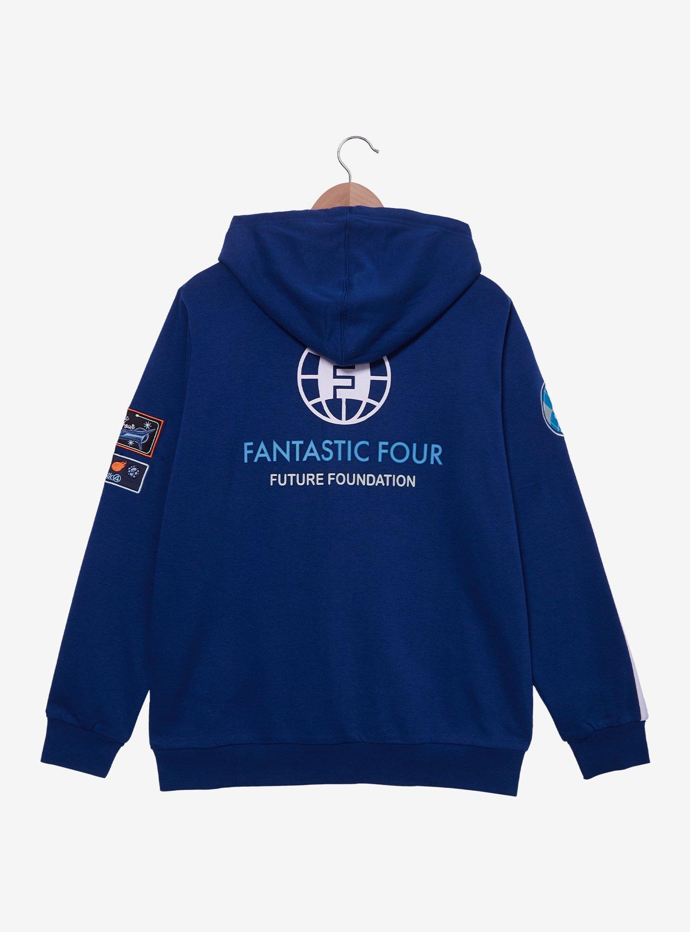 Marvel The Fantastic Four: First Steps Icon Patches Hoodie - BoxLunch Exclusive, , alternate