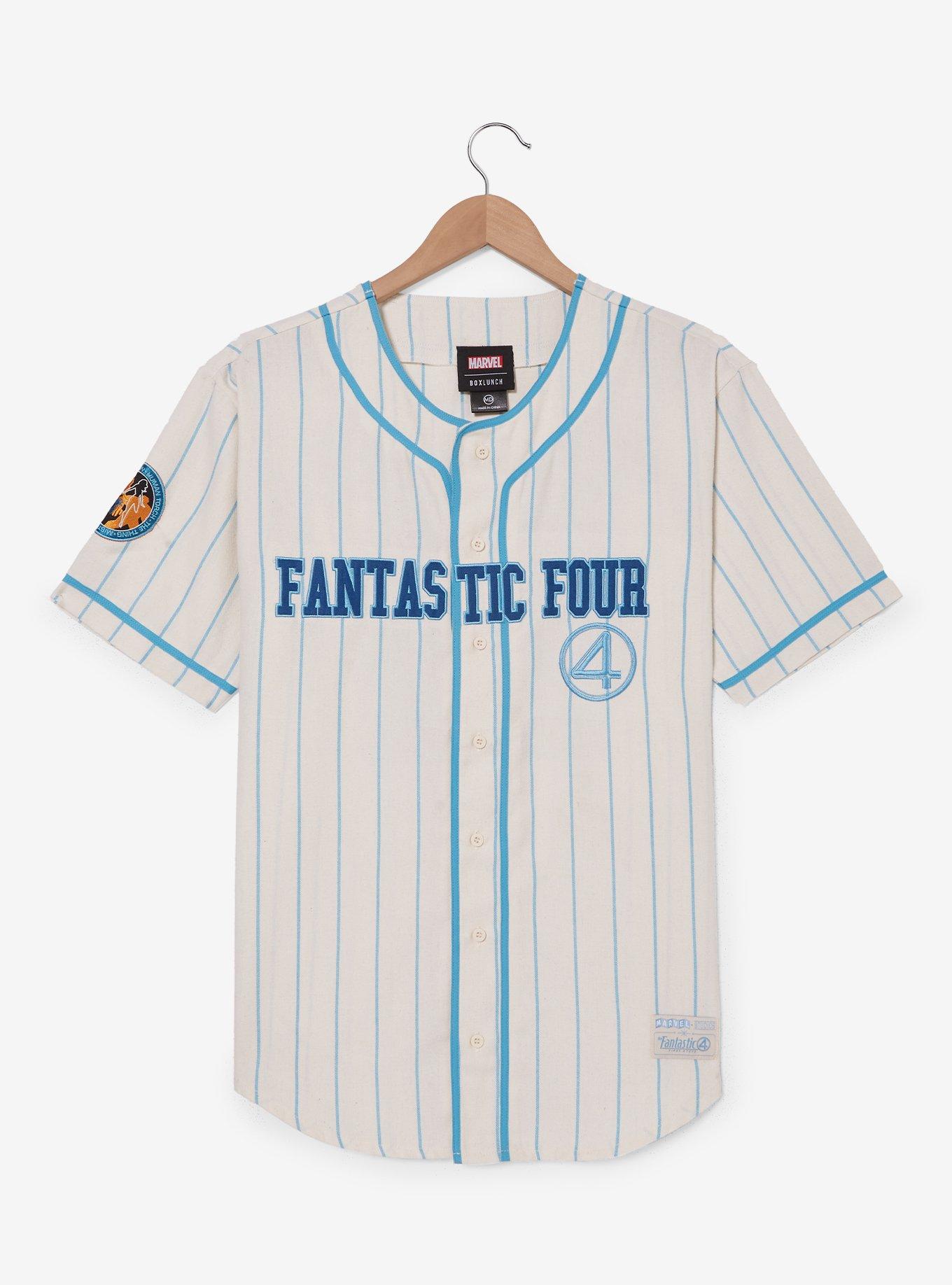 Marvel The Fantastic Four: First Steps Baseball Jersey - BoxLunch Exclusive, OFF WHITE, alternate