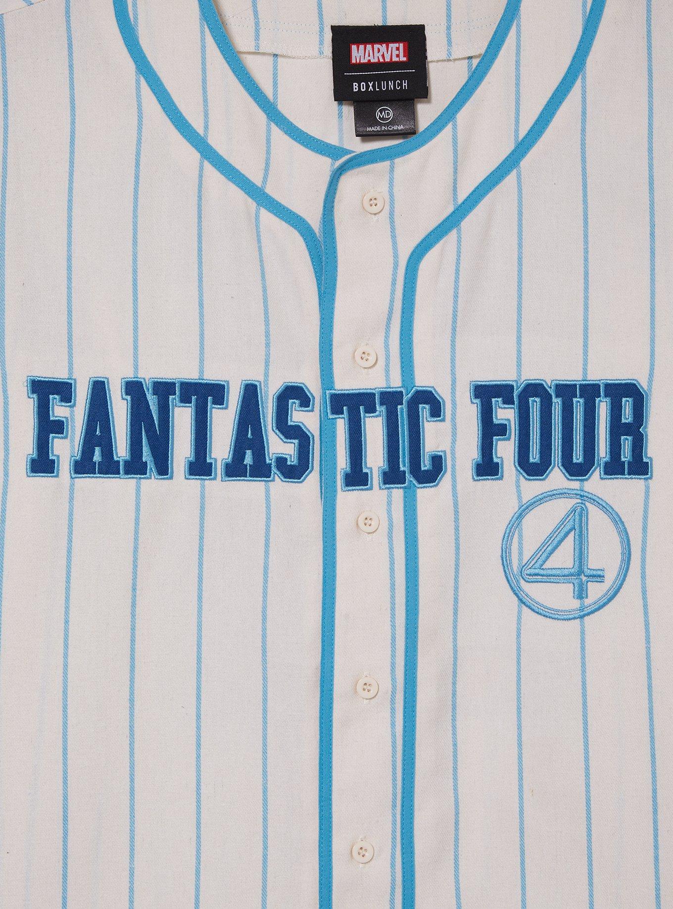 Marvel The Fantastic Four: First Steps Baseball Jersey - BoxLunch Exclusive, OFF WHITE, alternate