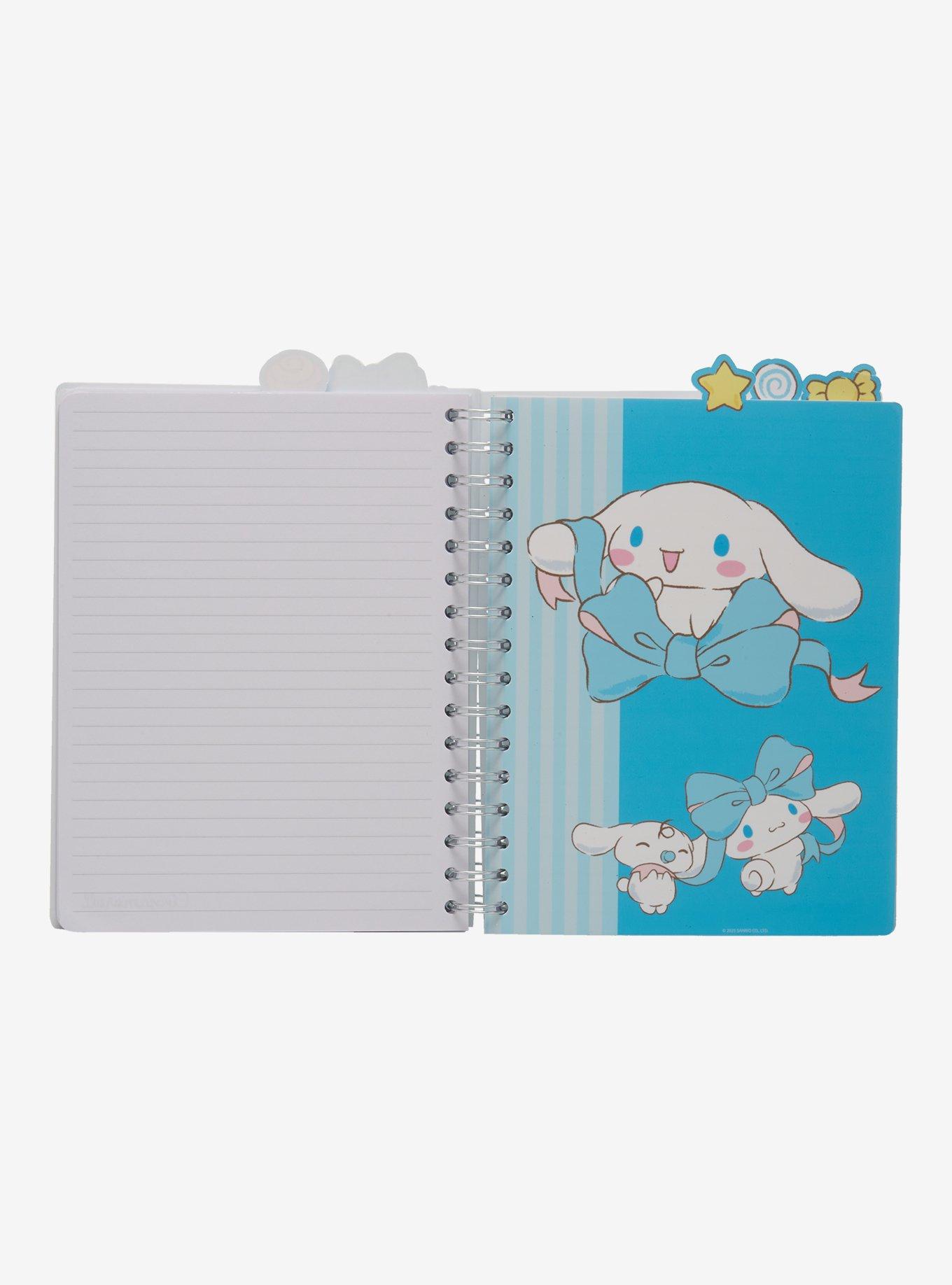 Sanrio Cinnamoroll Blue Bow Figural Tab Journal - BoxLunch Exclusive, , alternate