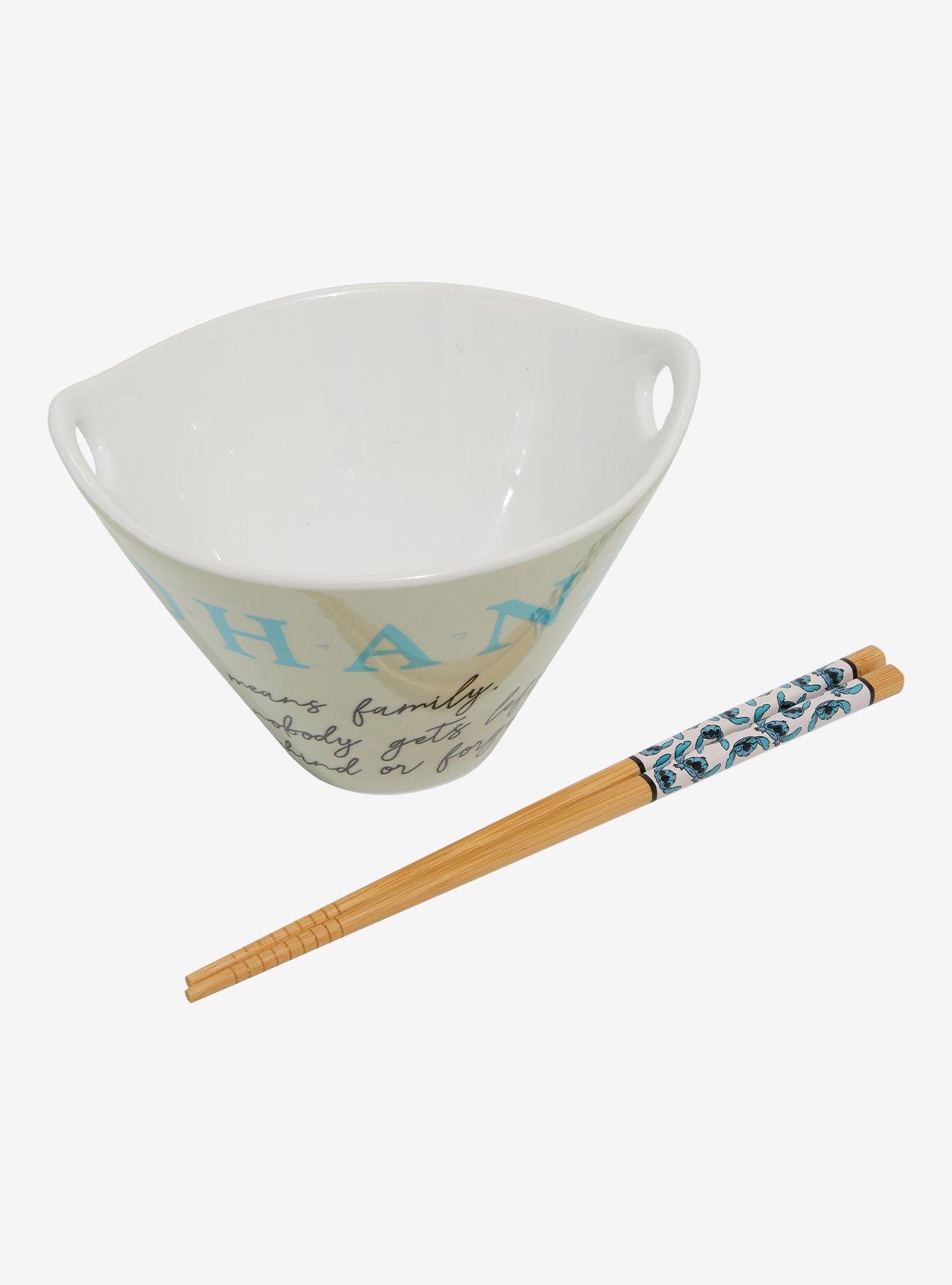 Disney Lilo & Stitch Ohana Ramen Bowl with Chopsticks, , hi-res
